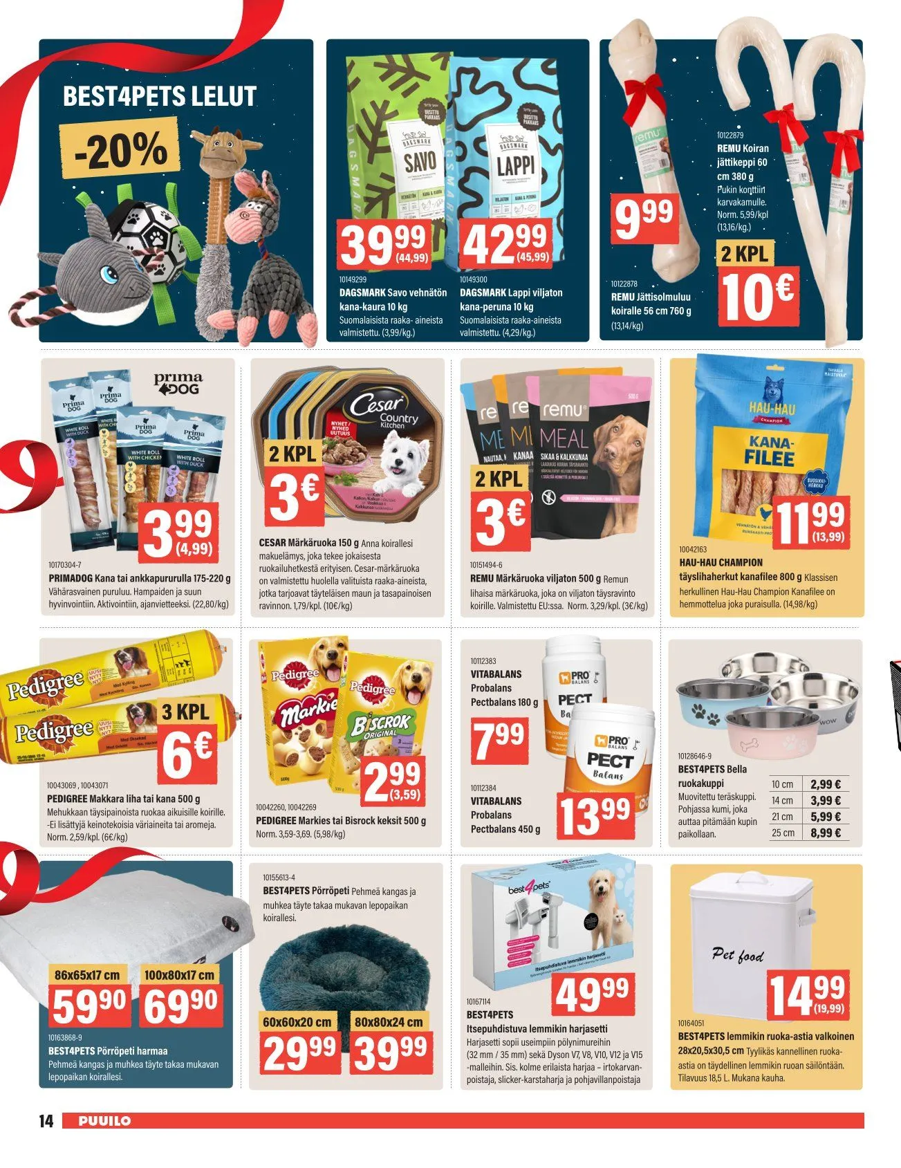 Puuilo Tarjoukset voimassa alkaen 24. marraskuuta - 7. joulukuuta 2025 - Tarjouslehti sivu 14