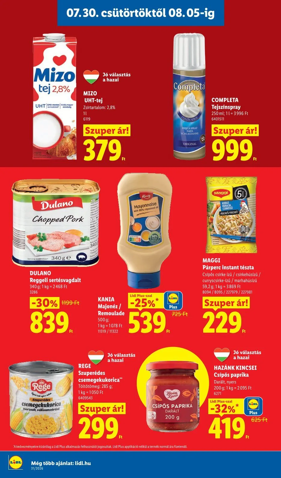 Katalógus Lidl  július 30.-tól augusztus 8.-ig 2026. - Oldal 14