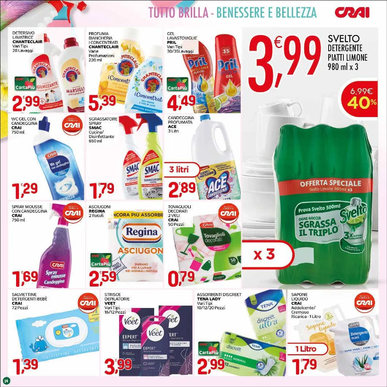 Volantini Crai da 7 aprile a 12 aprile di 2026 - Pagina del volantino 14