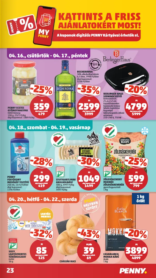 Katalógus Penny Market legfrissebb ajánlatai április 16.-tól április 22.-ig 2026. - Oldal 14