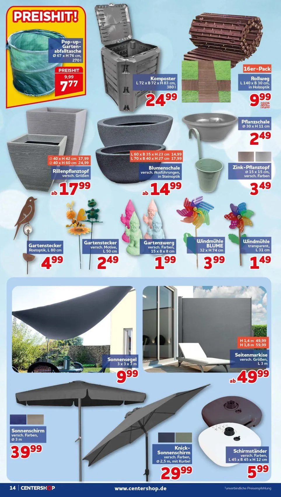 CENTERSHOP Angebote von 27. Juli bis 2. August 2026 - Prospekt seite 14
