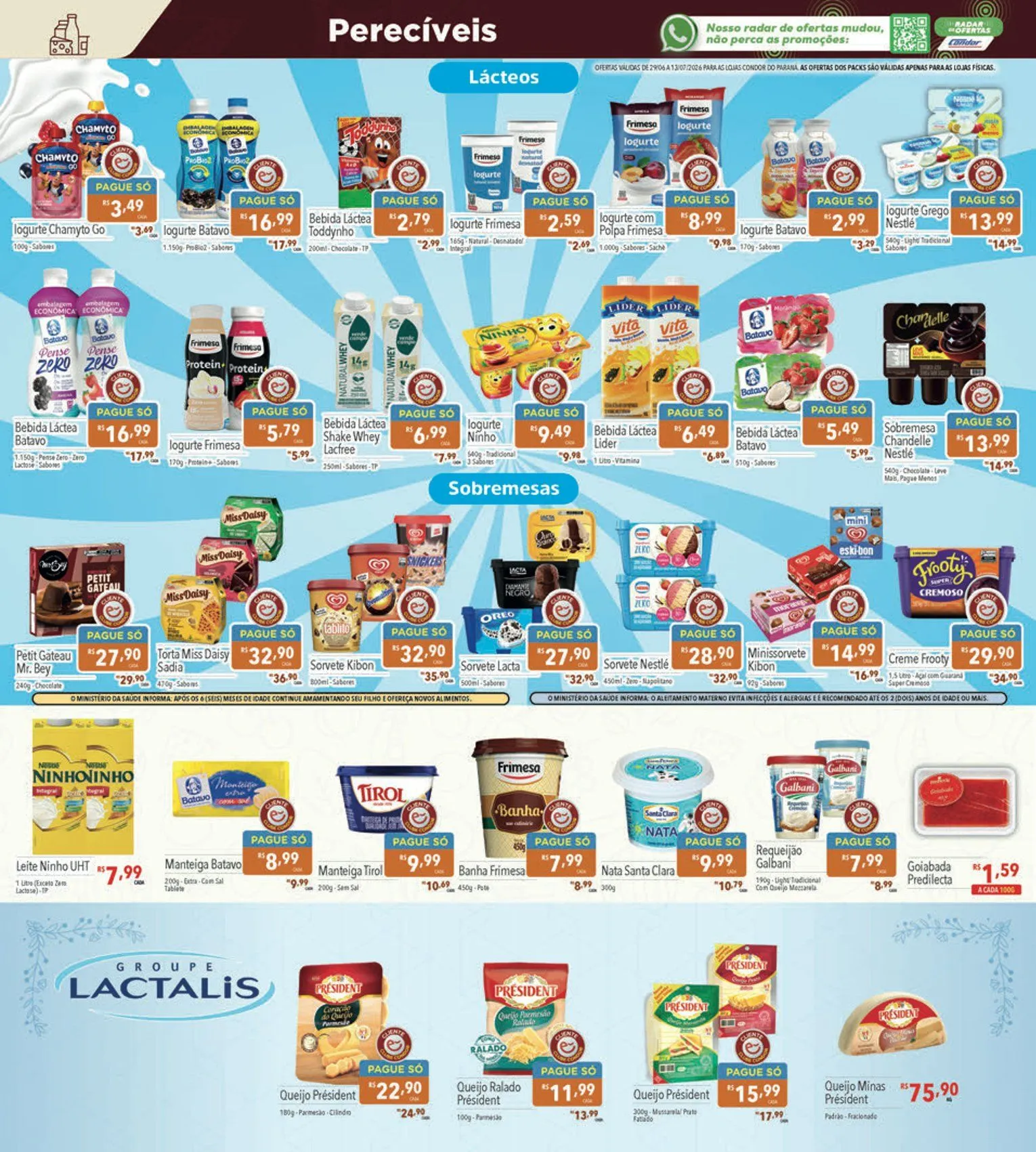 Encarte de  Folhetos Supermercados Condor 29 de junho até 13 de julho 2026 - Pagina 14