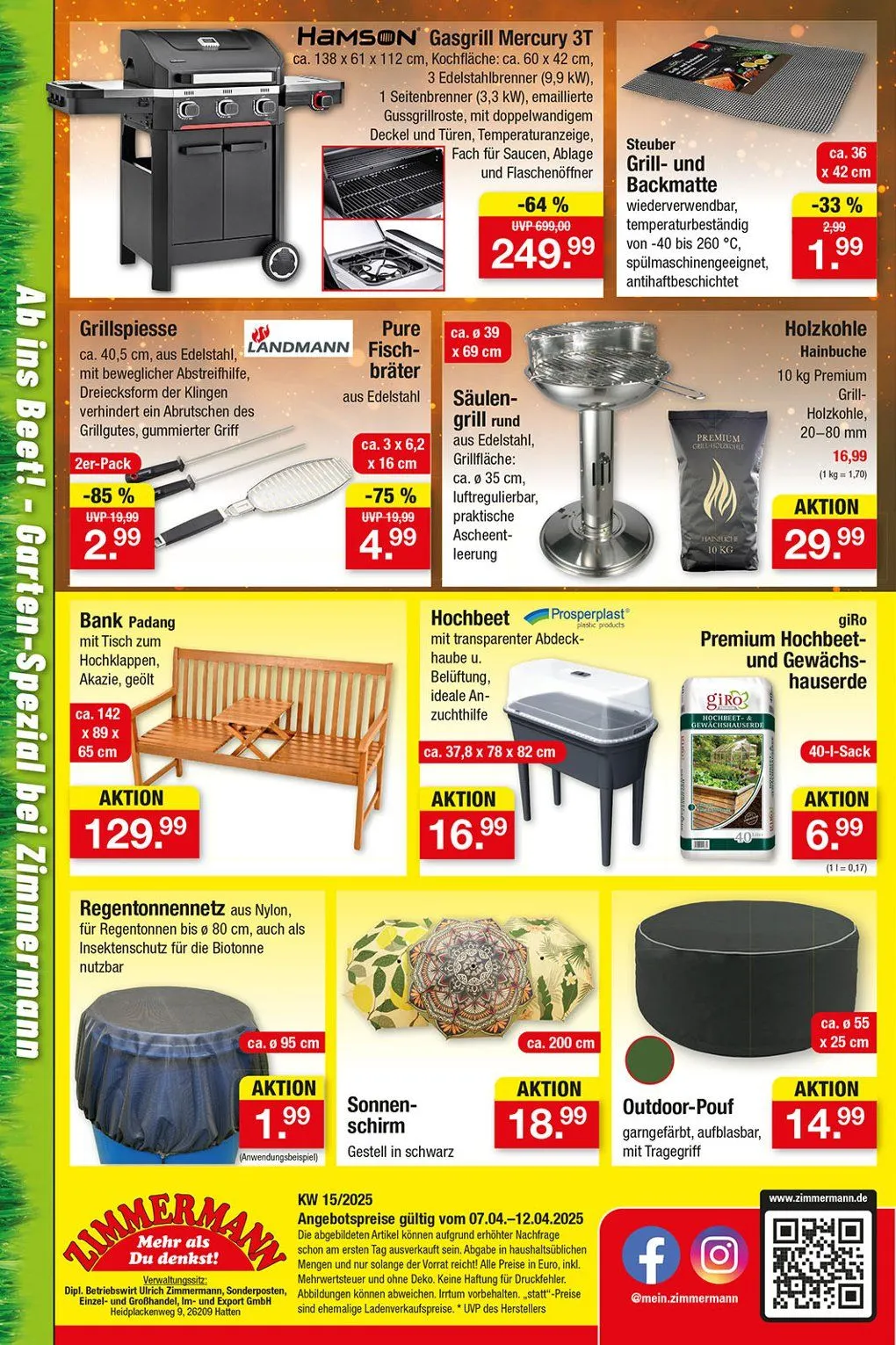 Zimmermann Prospekt von 7. April bis 12. April 2025 - Prospekt seite 14