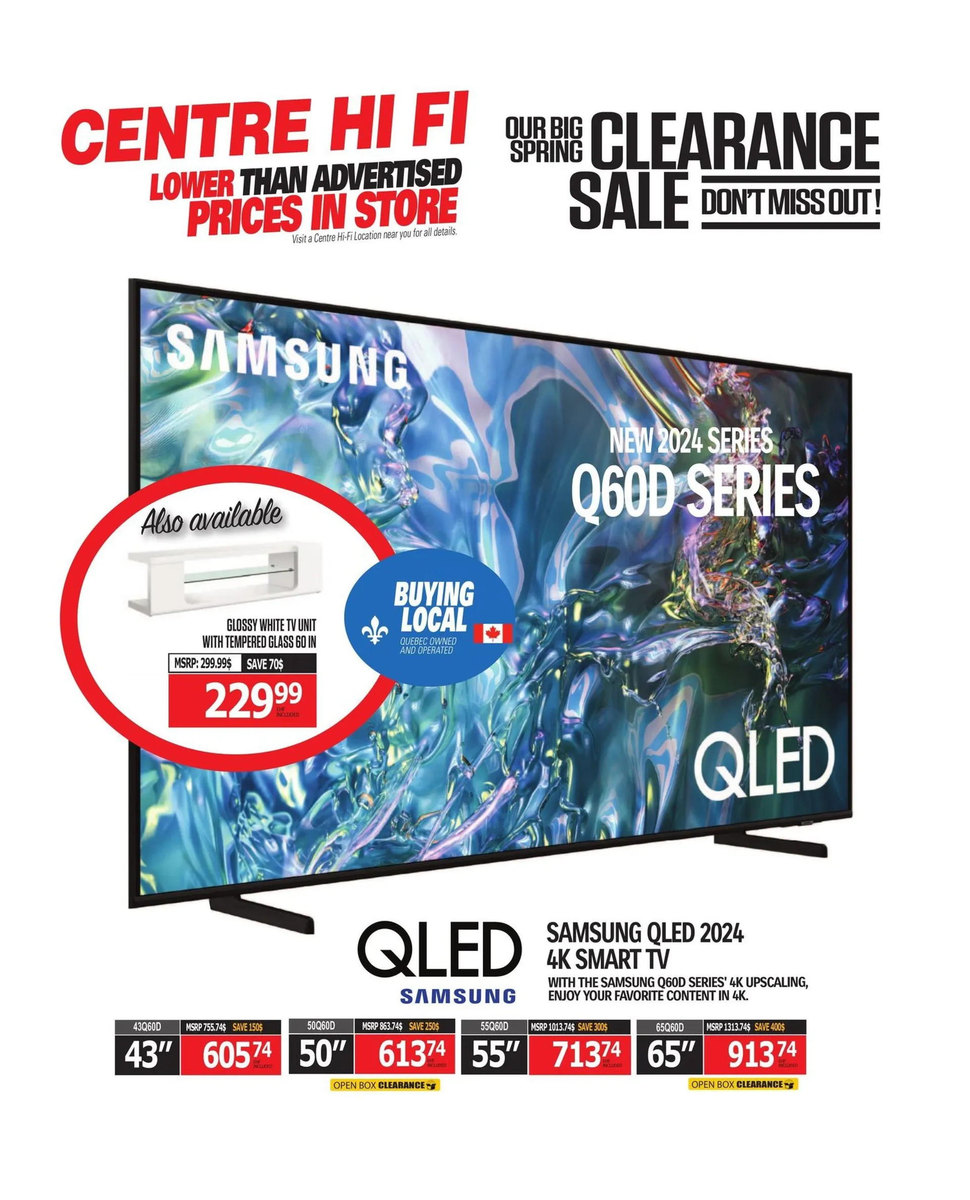 Centre Hi-Fi flyers from March 28 to April 3 2025 - flyer page 55