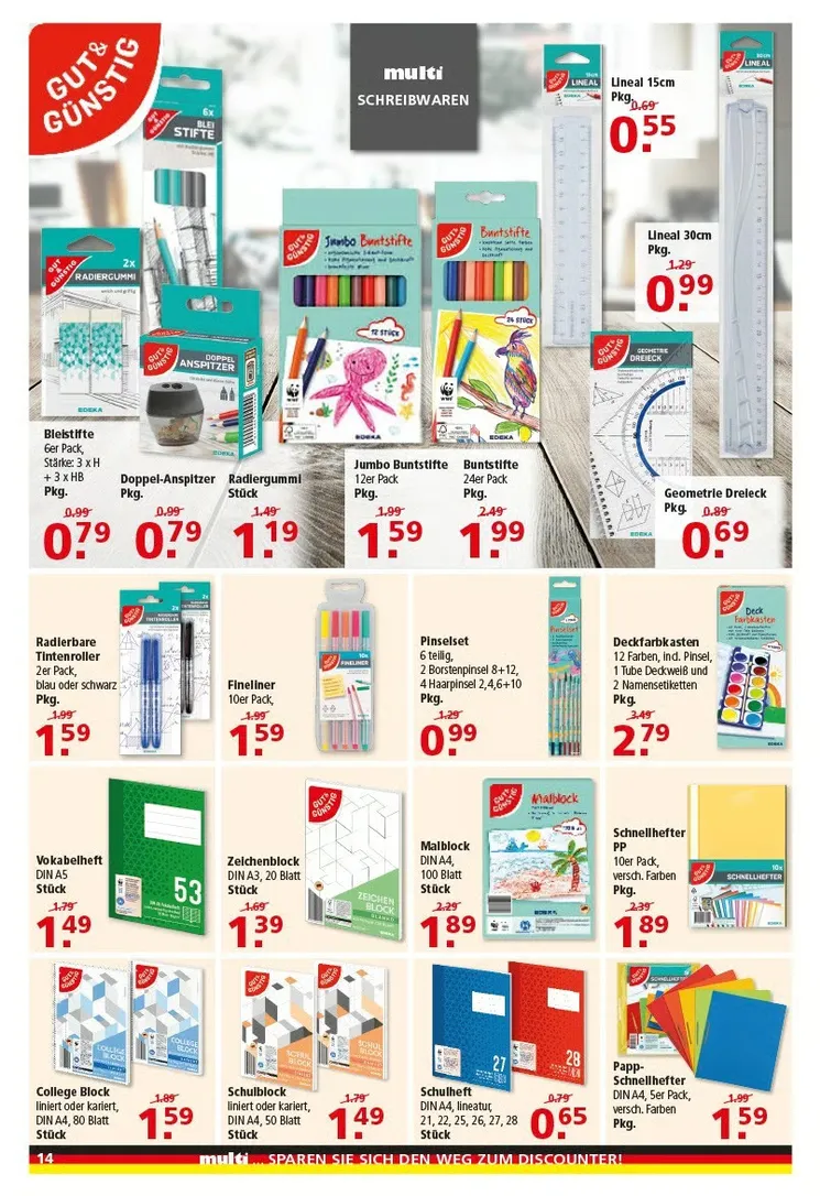 Multi Markt Angebote von 22. Juni bis 27. Juni 2026 - Prospekt seite 14