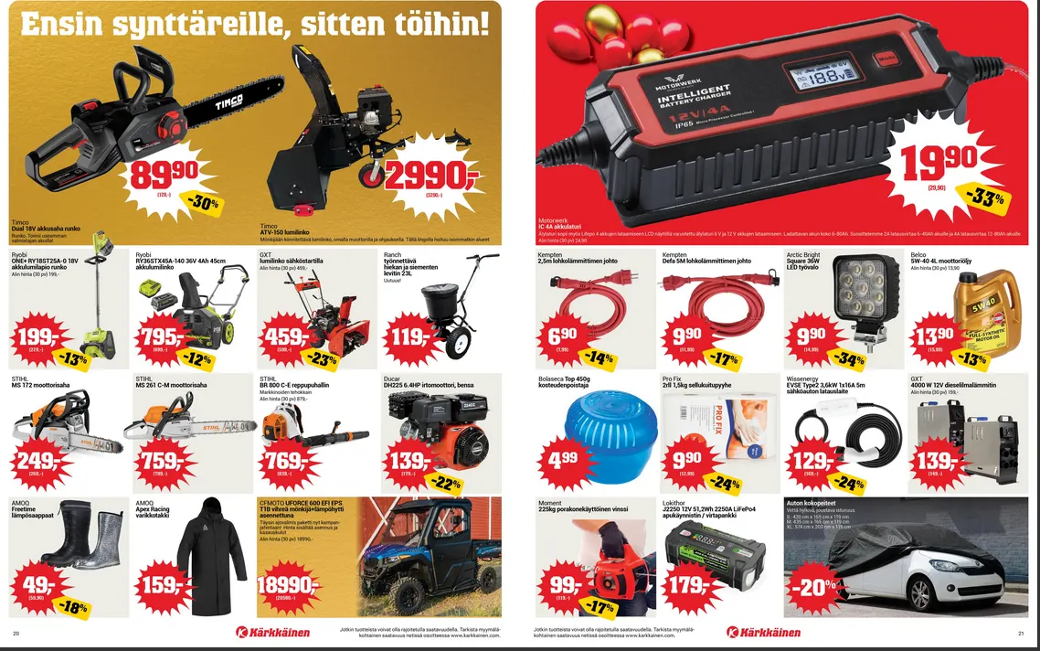 Kaupan Kärkkäinen  tarjoukset voimassa alkaen 22. lokakuuta - 4. marraskuuta 2025 - Tarjouslehti sivu 14