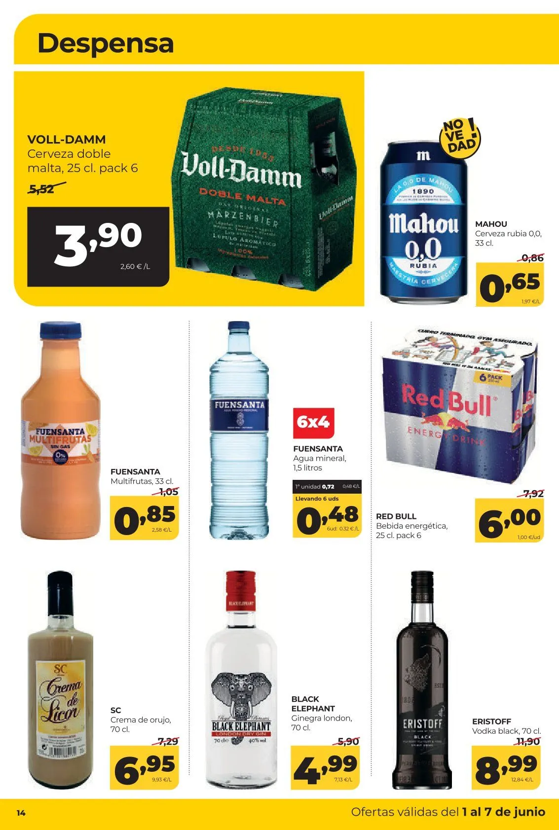 Catálogo de Alimerka Ofertas 1 de junio al 7 de junio 2026 - Página 14
