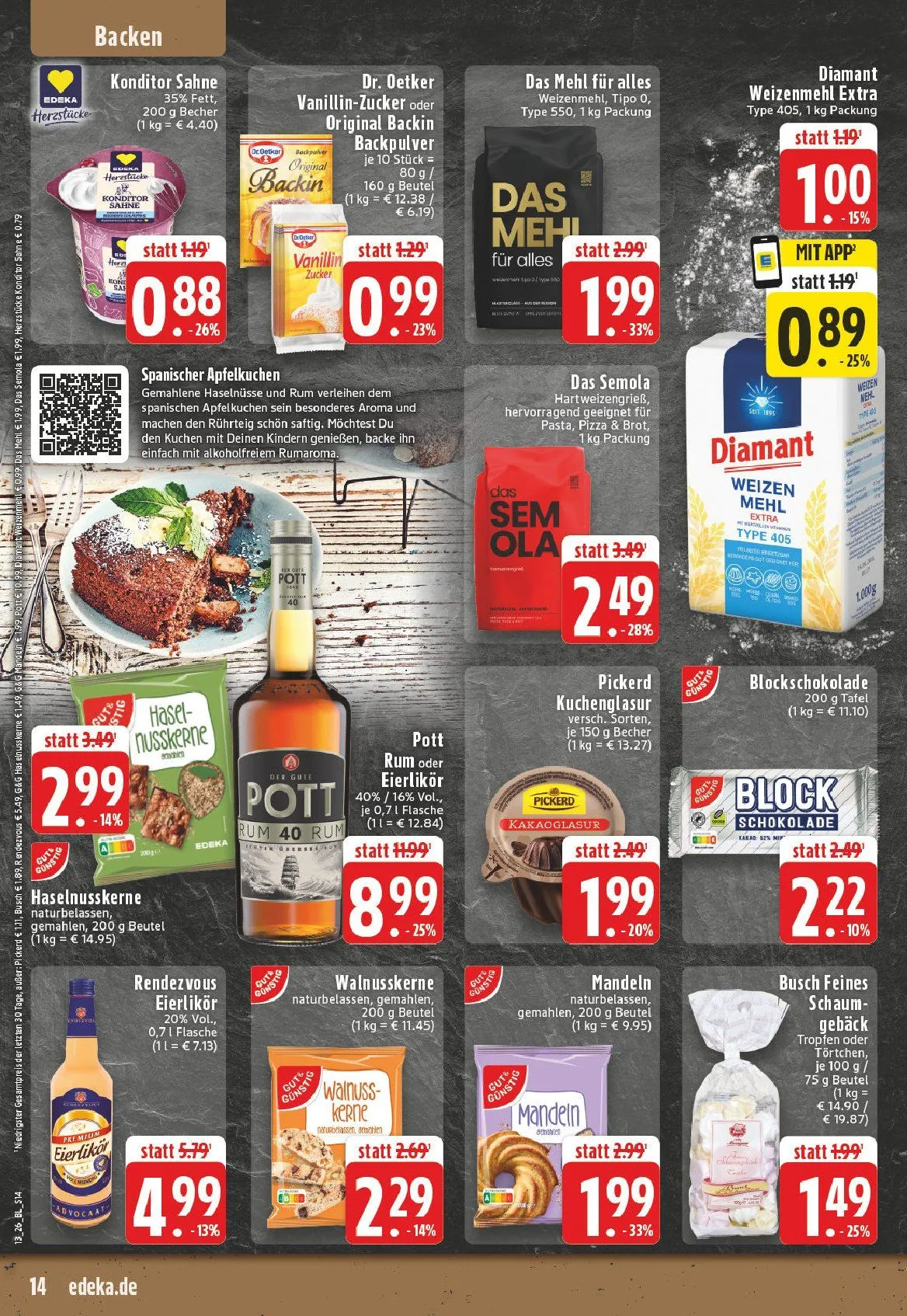 Edeka Prospekte von 23. März bis 28. März 2026 - Prospekt seite 14
