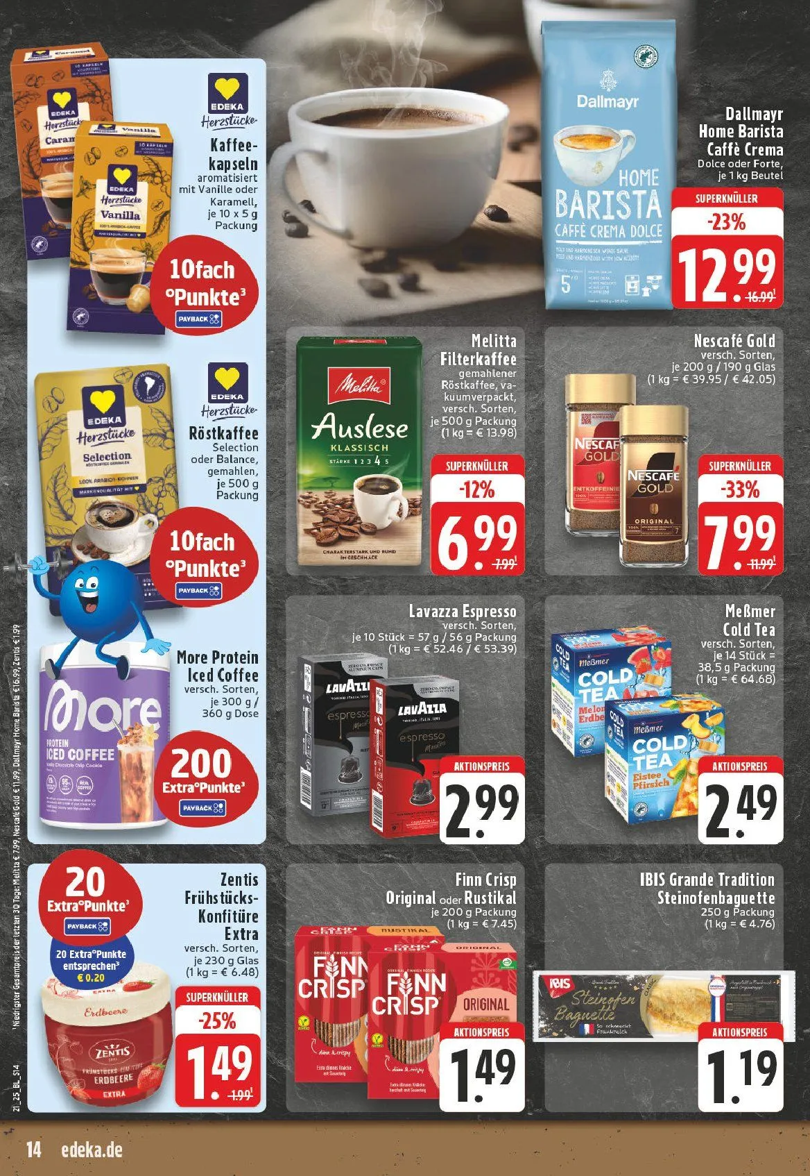Edeka Prospekt von 19. Mai bis 24. Mai 2025 - Prospekt seite 14