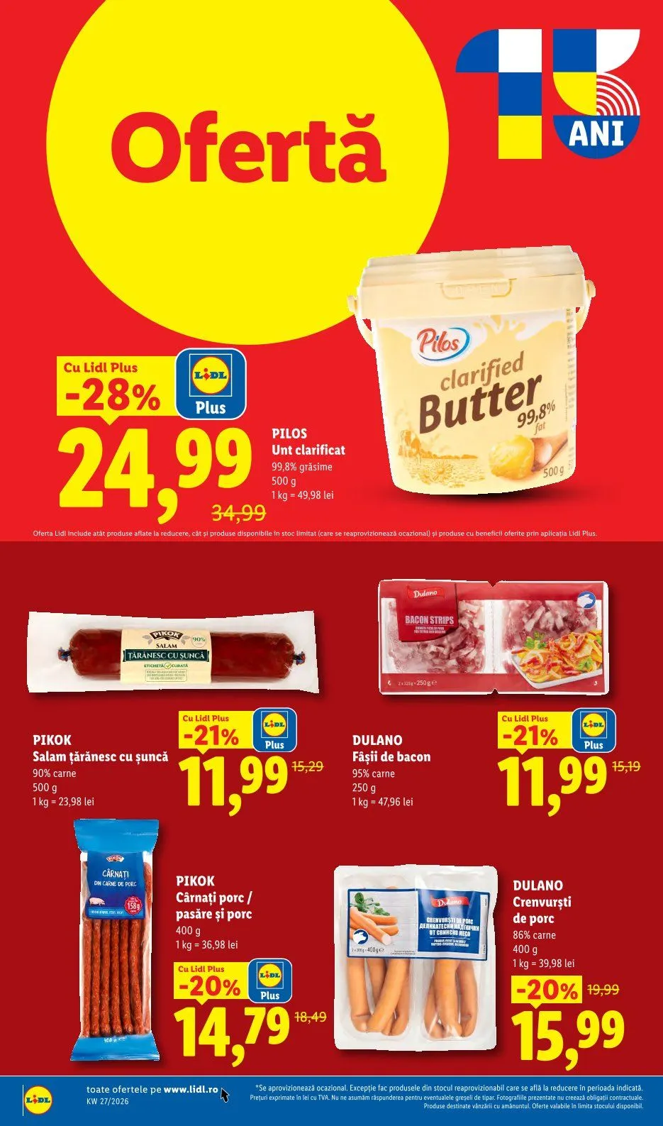 Catalog Oferte de neratat Lidl de la 29 iunie până la 5 iulie 2026 - Revista Pagina 14