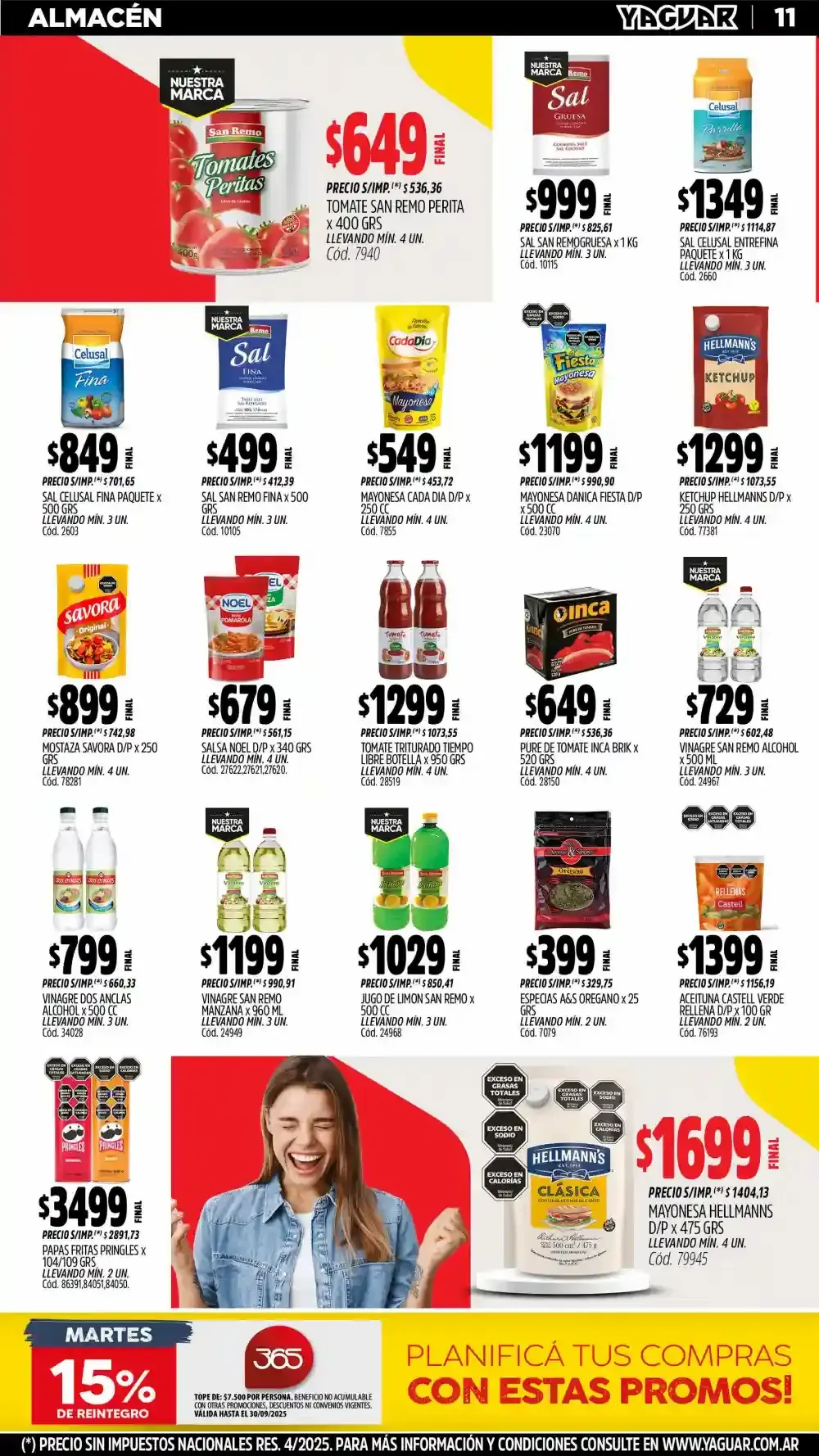 Ofertas de Ofertas Yaguar - Últimos catálogos 8 de septiembre al 15 de septiembre 2025 - Página 13 del catálogo