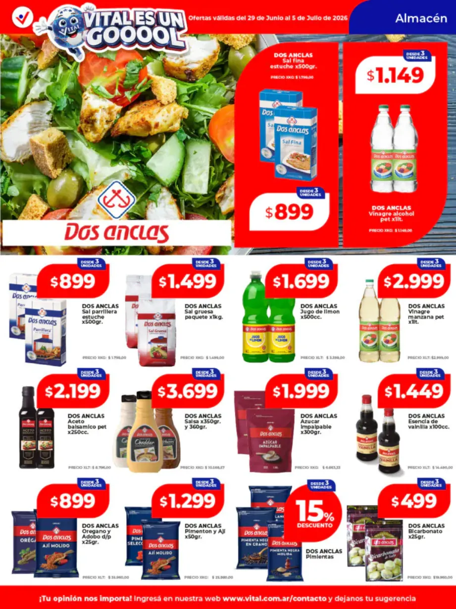 Ofertas de  Ofertas Vital 29 de junio al 5 de julio 2026 - Página 14 del catálogo