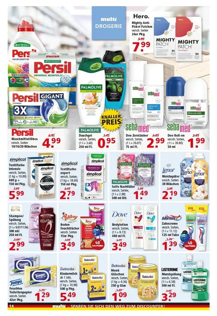 Multi Markt Angebote von 6. Juli bis 11. Juli 2026 - Prospekt seite 14
