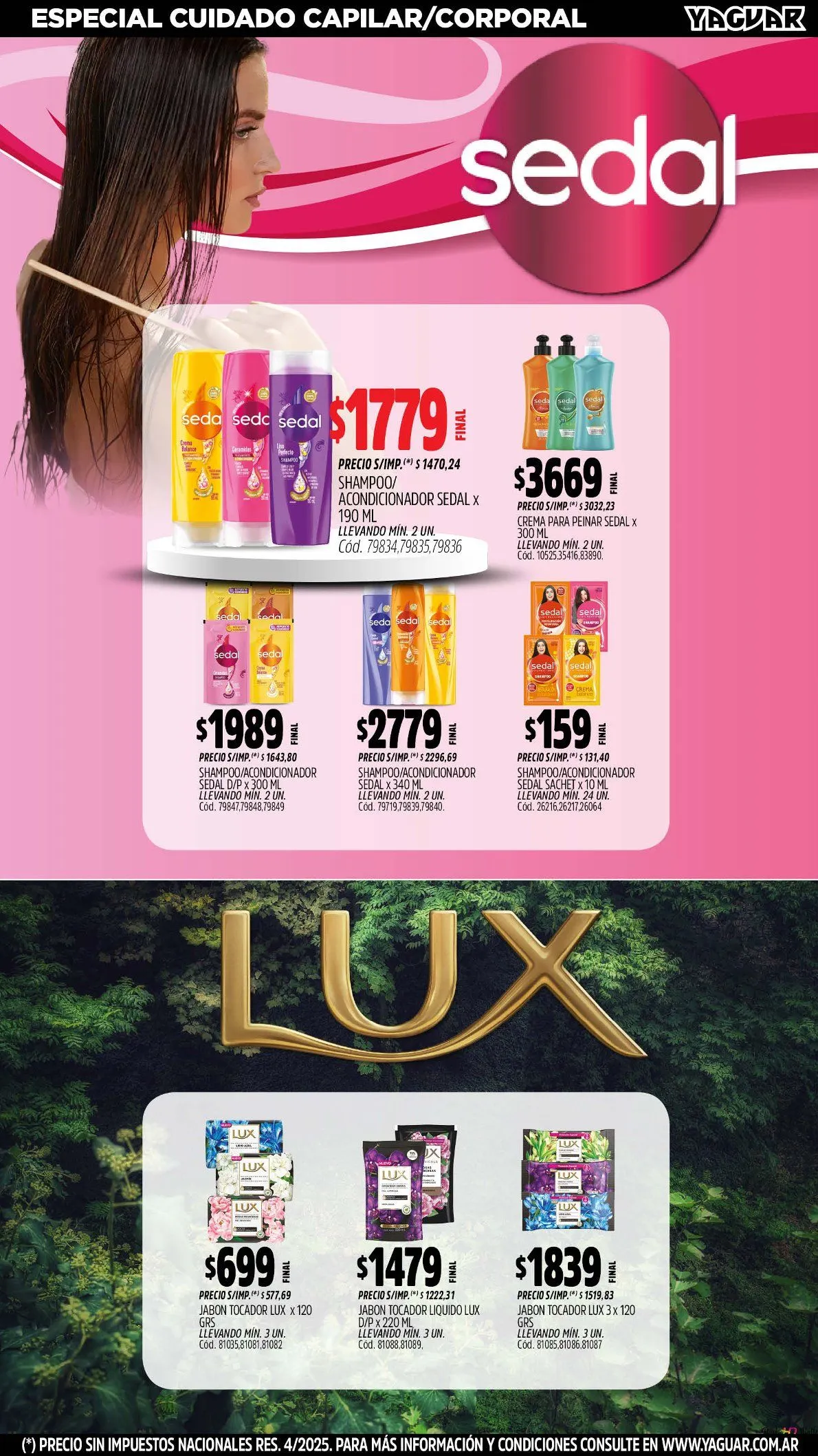 Ofertas de Ofertas Yaguar 4 de agosto al 10 de agosto 2025 - Página 14 del catálogo