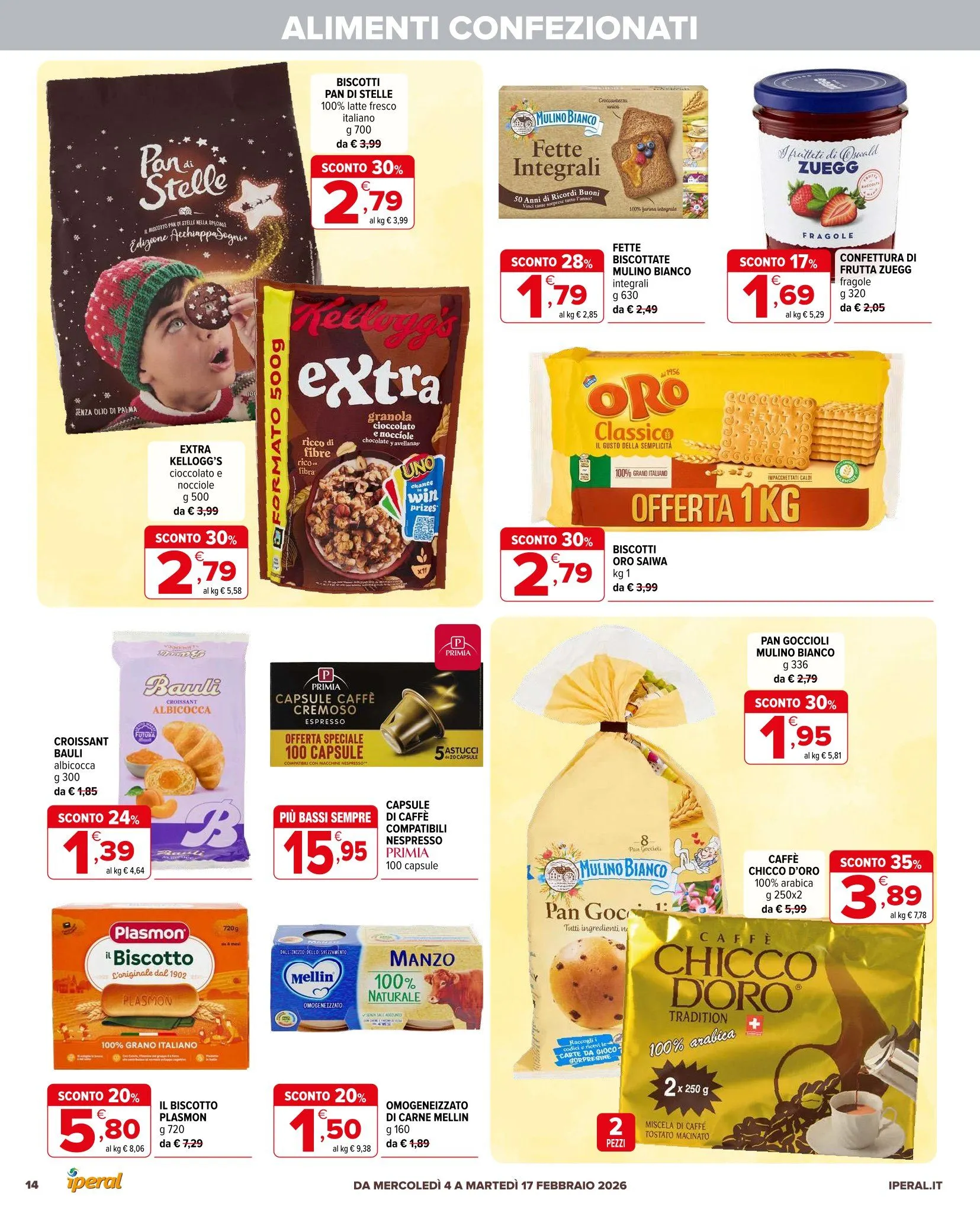 Volantini Iperal da 4 febbraio a 17 febbraio di 2026 - Pagina del volantino 14