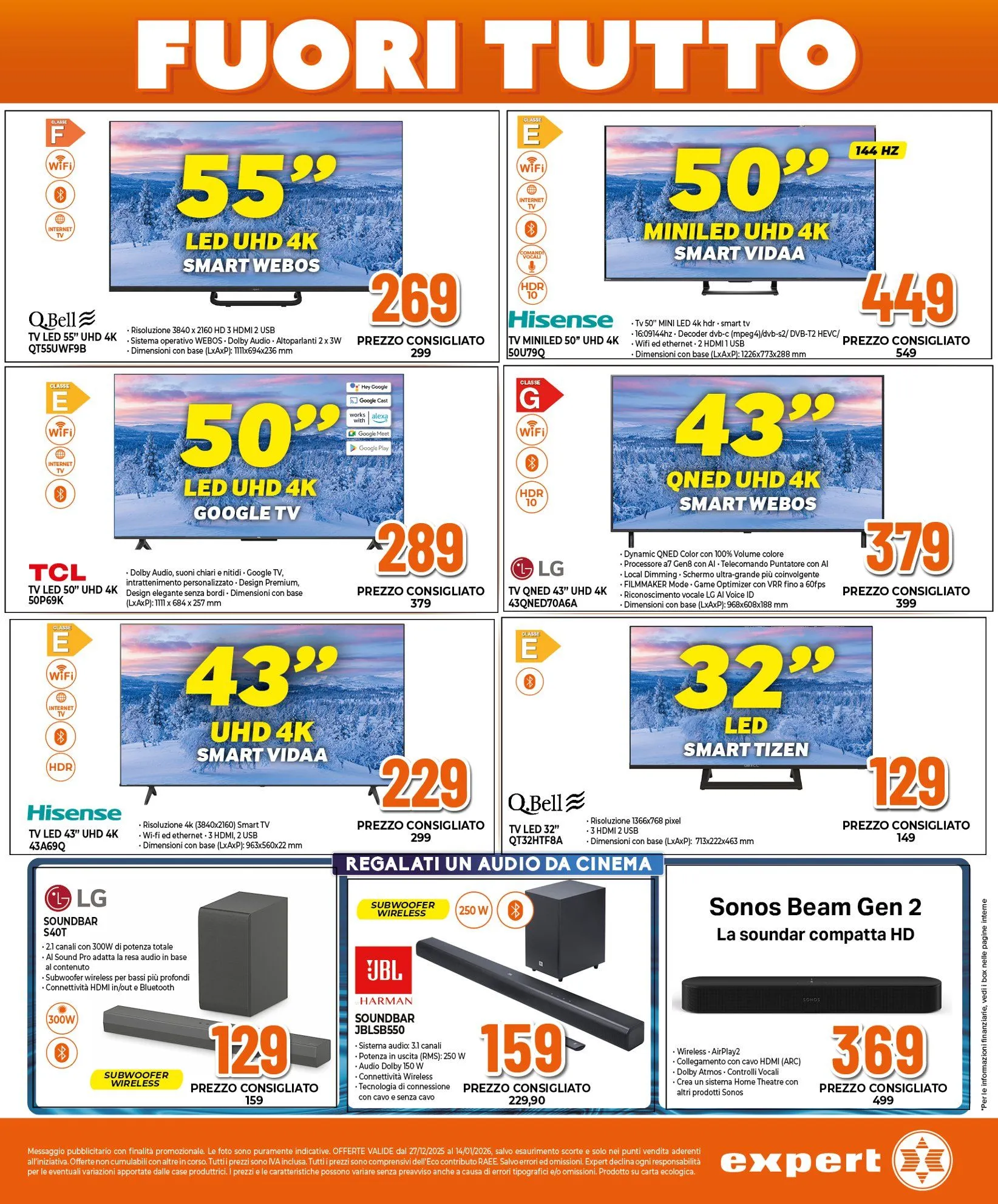 Volantini Expert da 27 dicembre a 14 gennaio di 2026 - Pagina del volantino 14