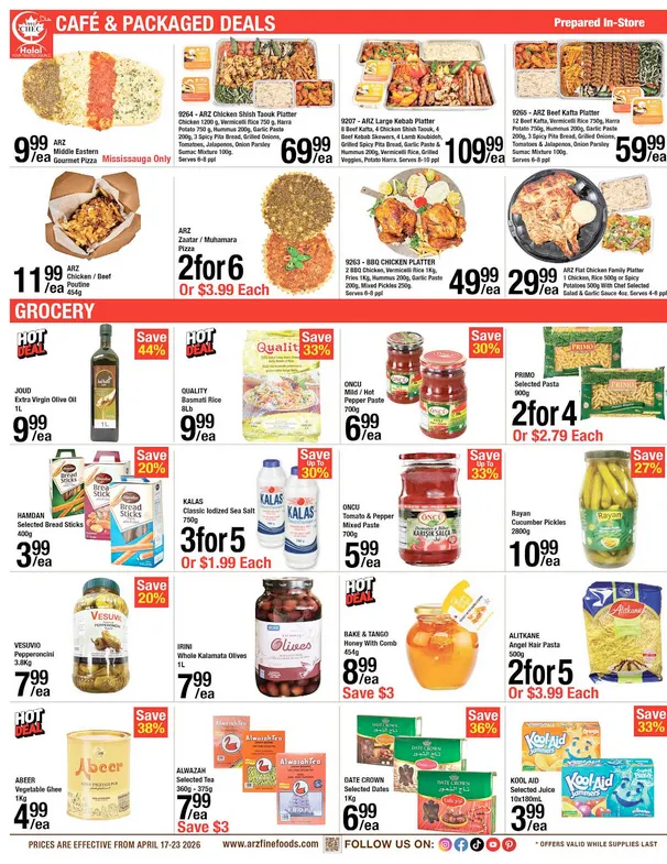 Arz Fine Foods Sales from April 17 to April 23 2026 - flyer page 14