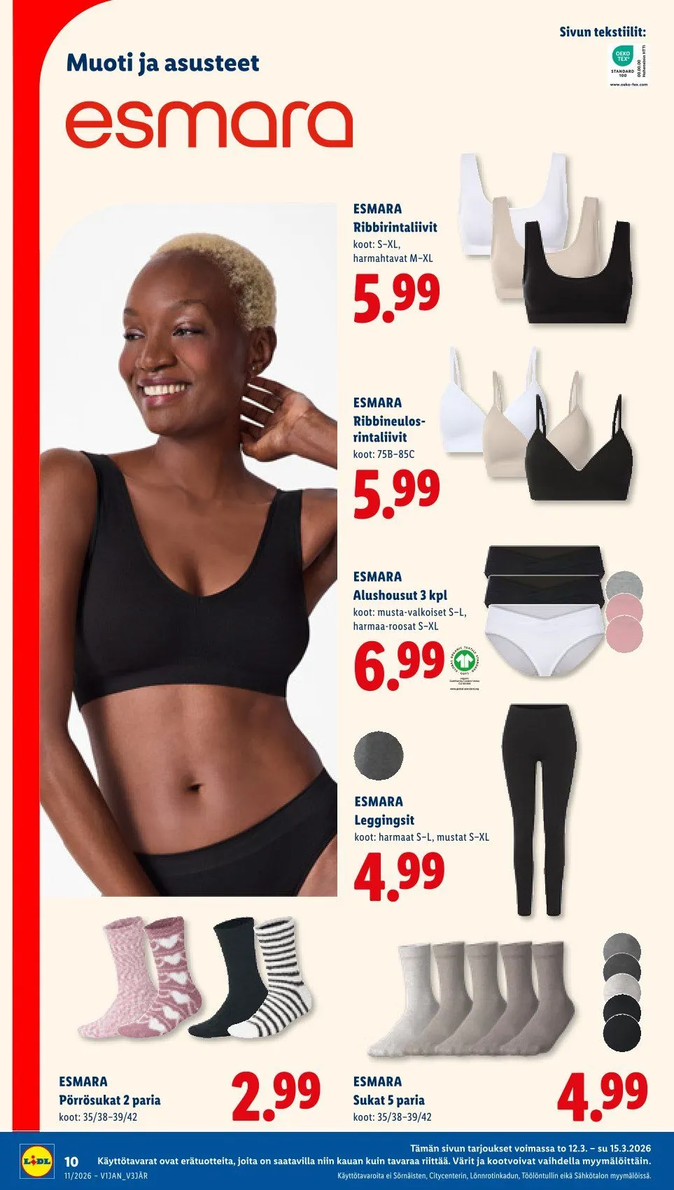  Kaupan Lidl uusimmat tarjoukset voimassa alkaen 12. maaliskuuta - 18. maaliskuuta 2026 - Tarjouslehti sivu 14