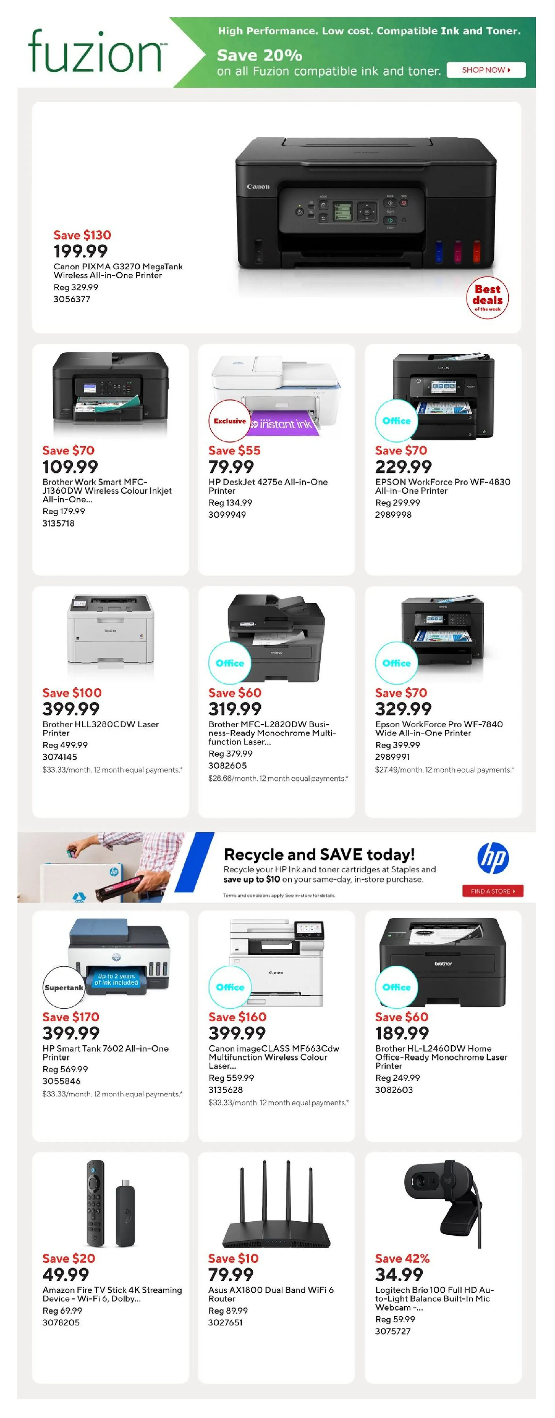 Staples Sales from April 21 to April 27 2026 - flyer page 14