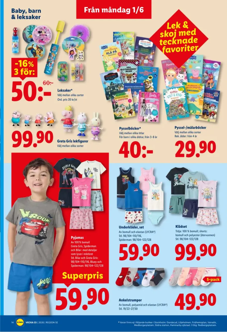 Lidl från 1 juni till 6 juni 2026 - Reklamblad sidor 14