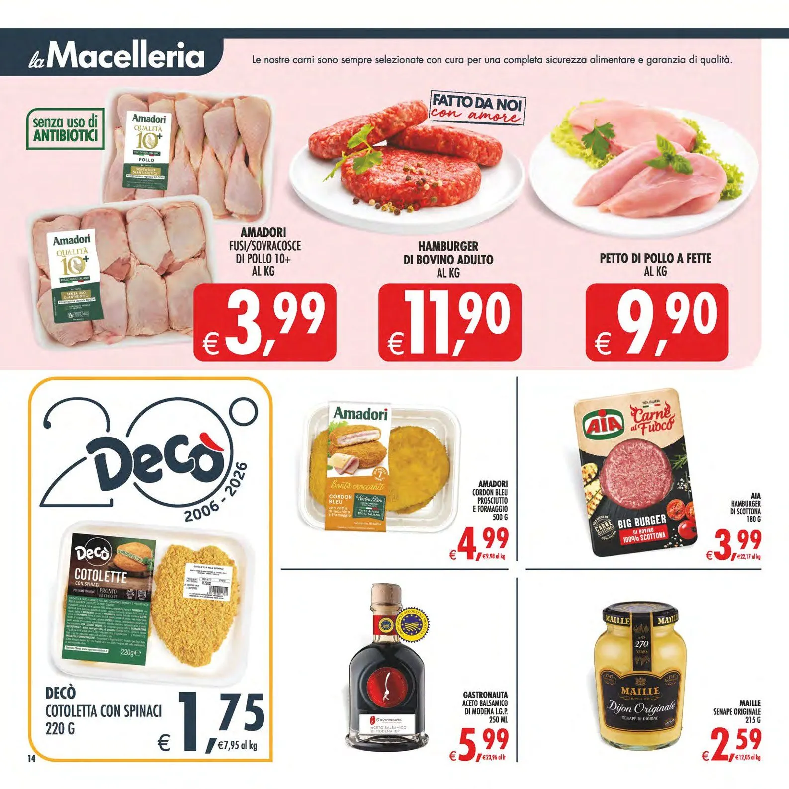 Volantini Deco Supermercati da 19 giugno a 29 giugno di 2026 - Pagina del volantino 14