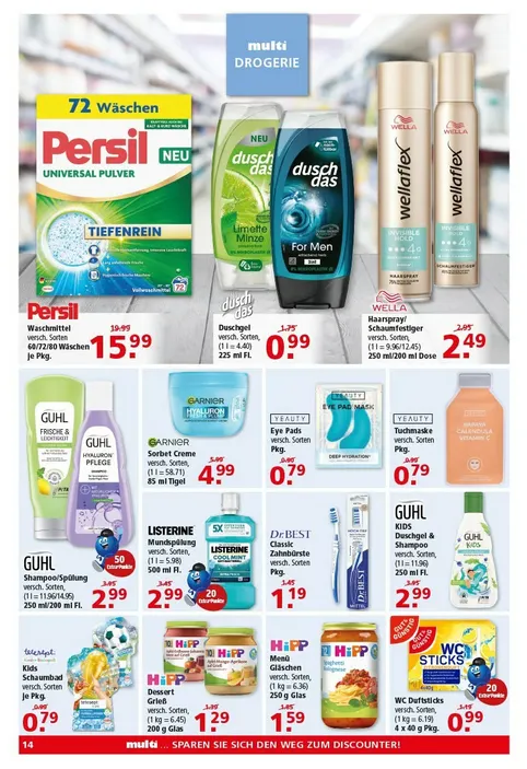 Multi Markt Prospekte von 20. April bis 25. April 2026 - Prospekt seite 14