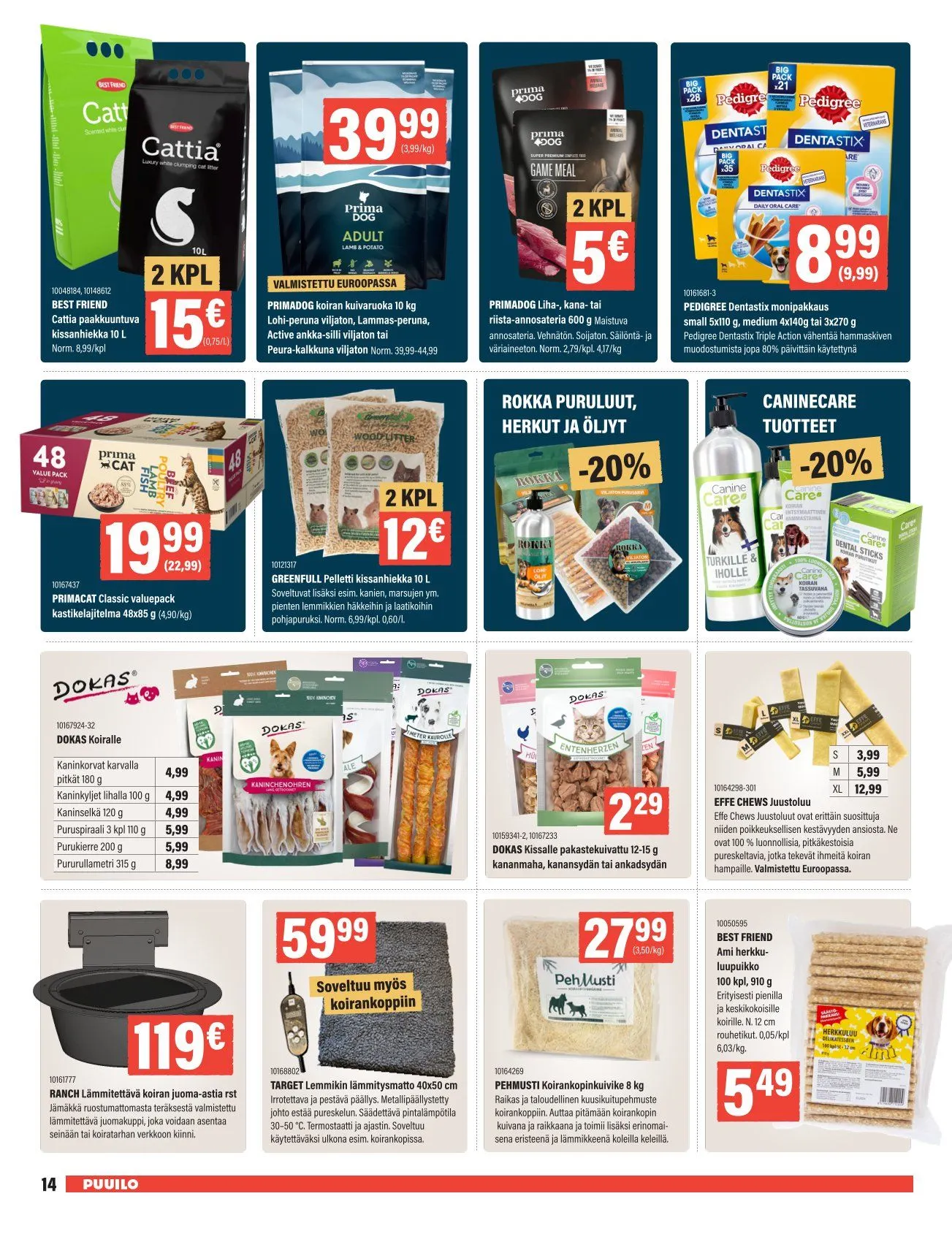 Kaupan Puuilo erikoistarjous voimassa alkaen 27. lokakuuta - 9. marraskuuta 2025 - Tarjouslehti sivu 14