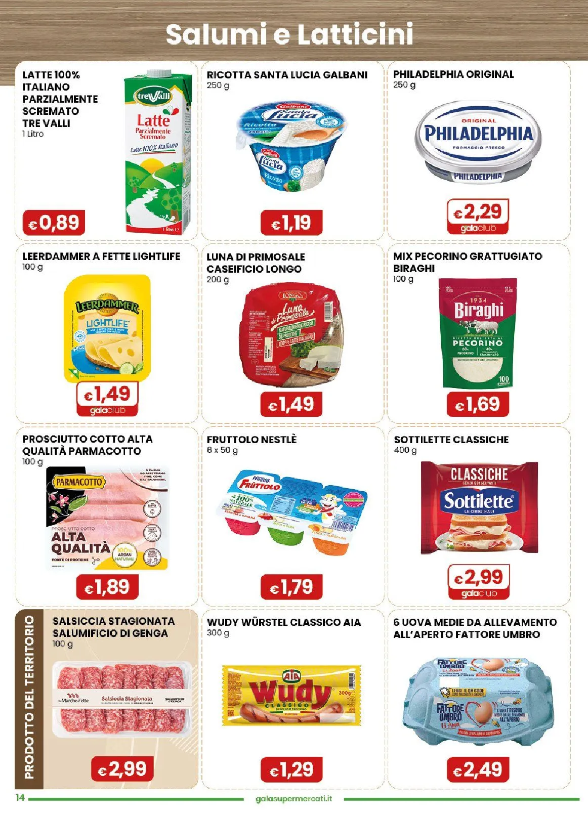  Volantini Gala Supermercati da 29 luglio a 10 agosto di 2026 - Pagina del volantino 14