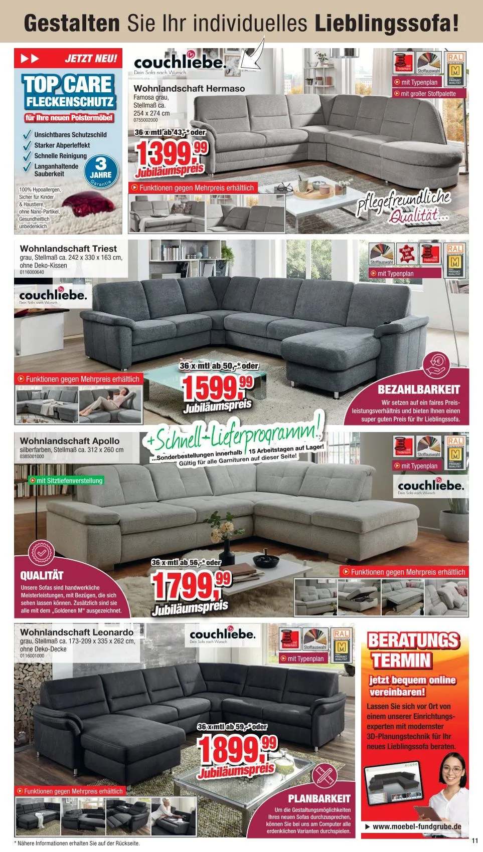 Möbelfundgrube Prospekte  von 30. Oktober bis 2. November 2025 - Prospekt seite 14