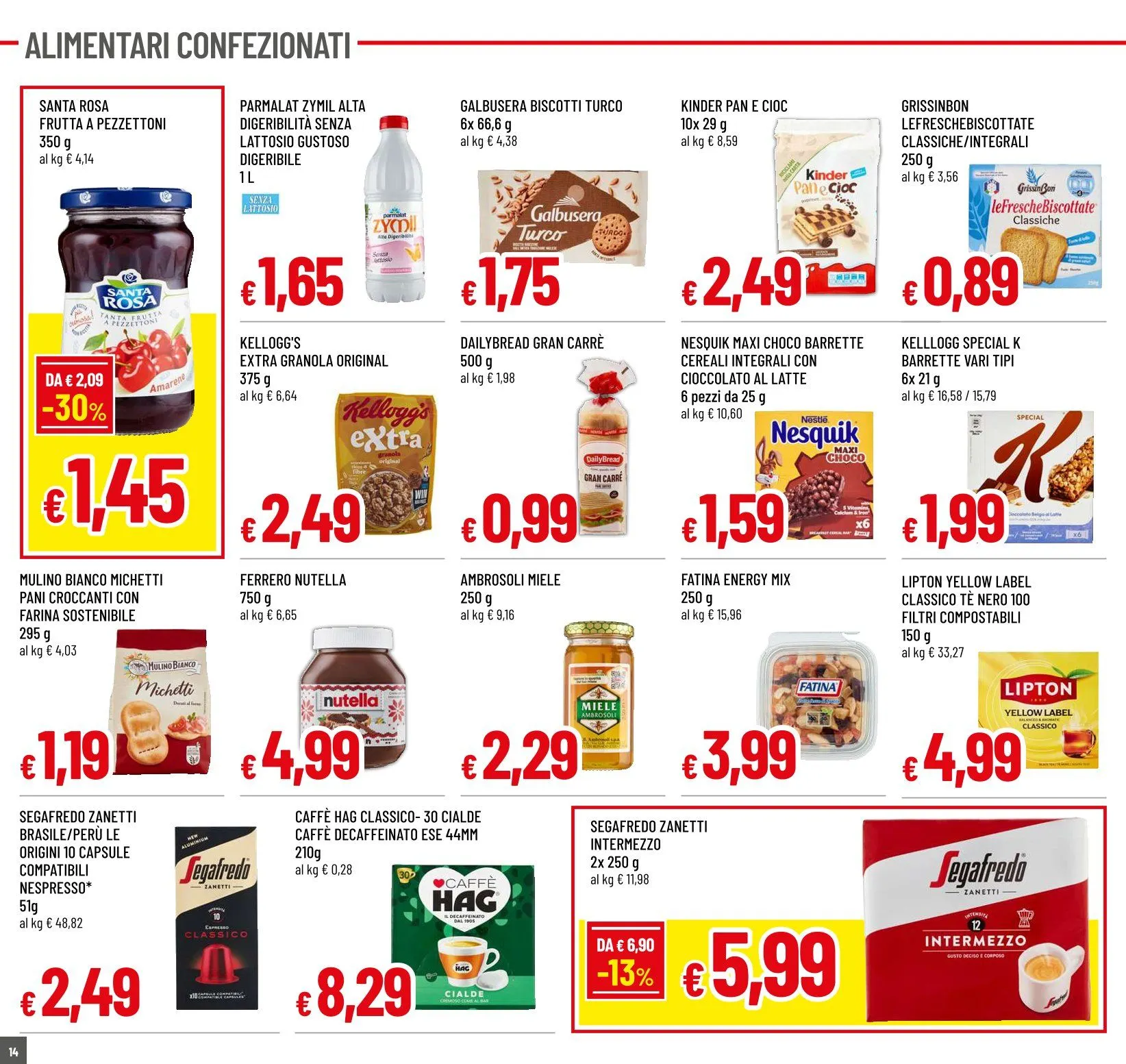 Volantini Famila da 7 aprile a 22 aprile di 2026 - Pagina del volantino 14