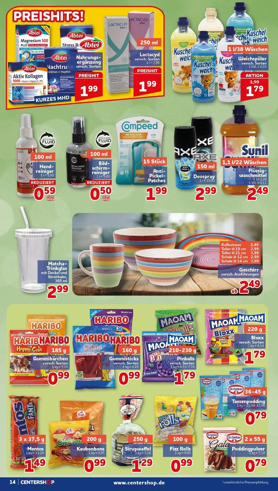 CENTERSHOP Angebote von 26. Mai bis 30. Mai 2026 - Prospekt seite 14