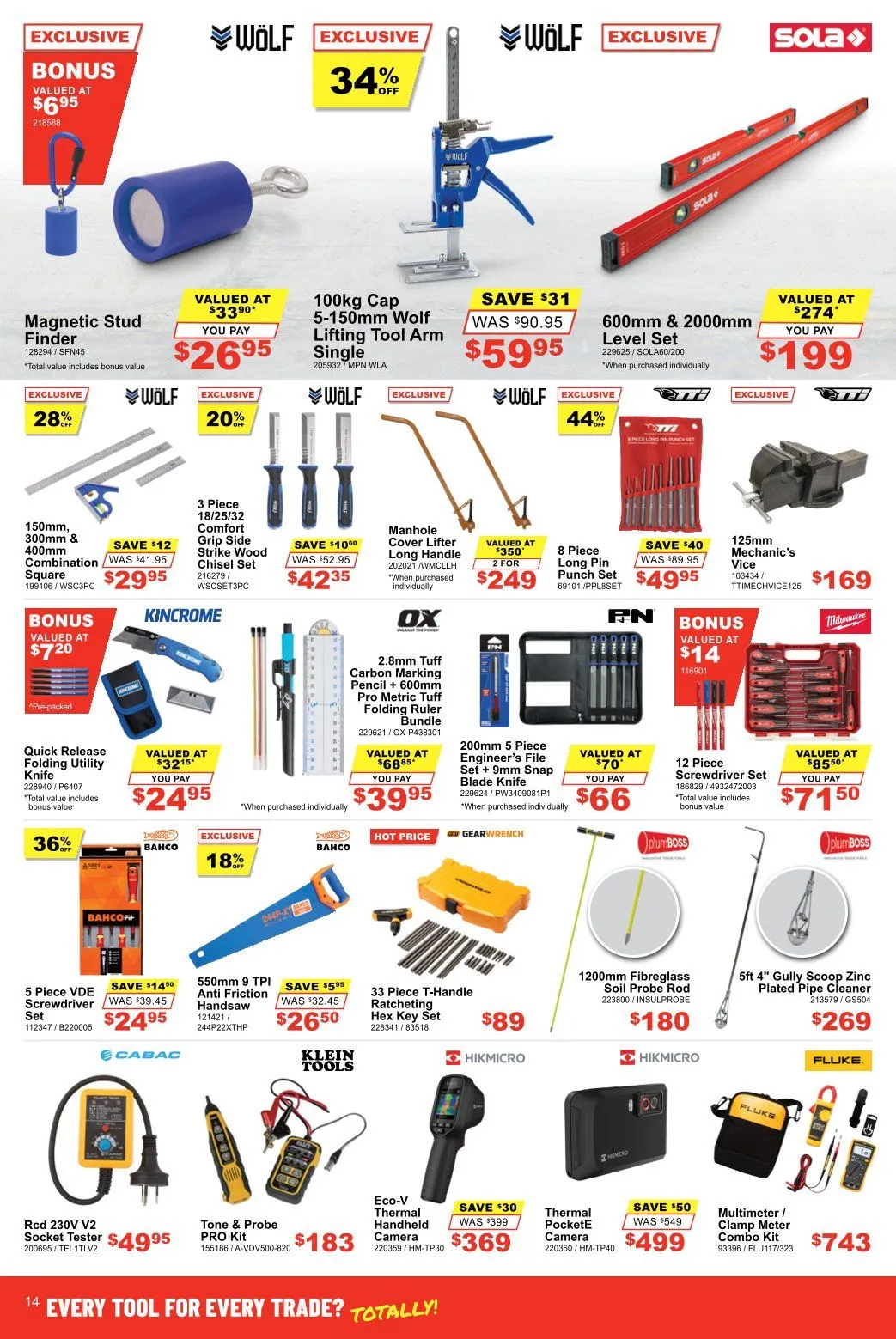 Total Tools catalogues - Weekly specials  - Catalogue valid from 19 August to 7 September 2025 - page 14