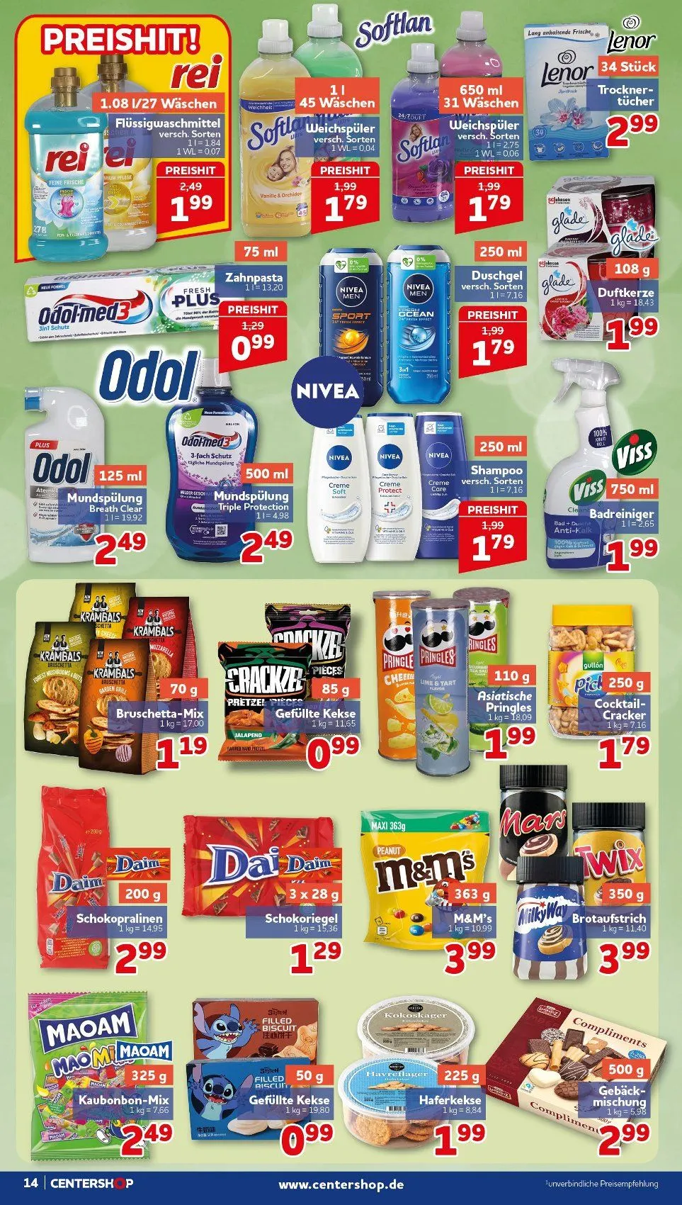 CENTERSHOP Angebote von 11. Mai bis 16. Mai 2026 - Prospekt seite 14
