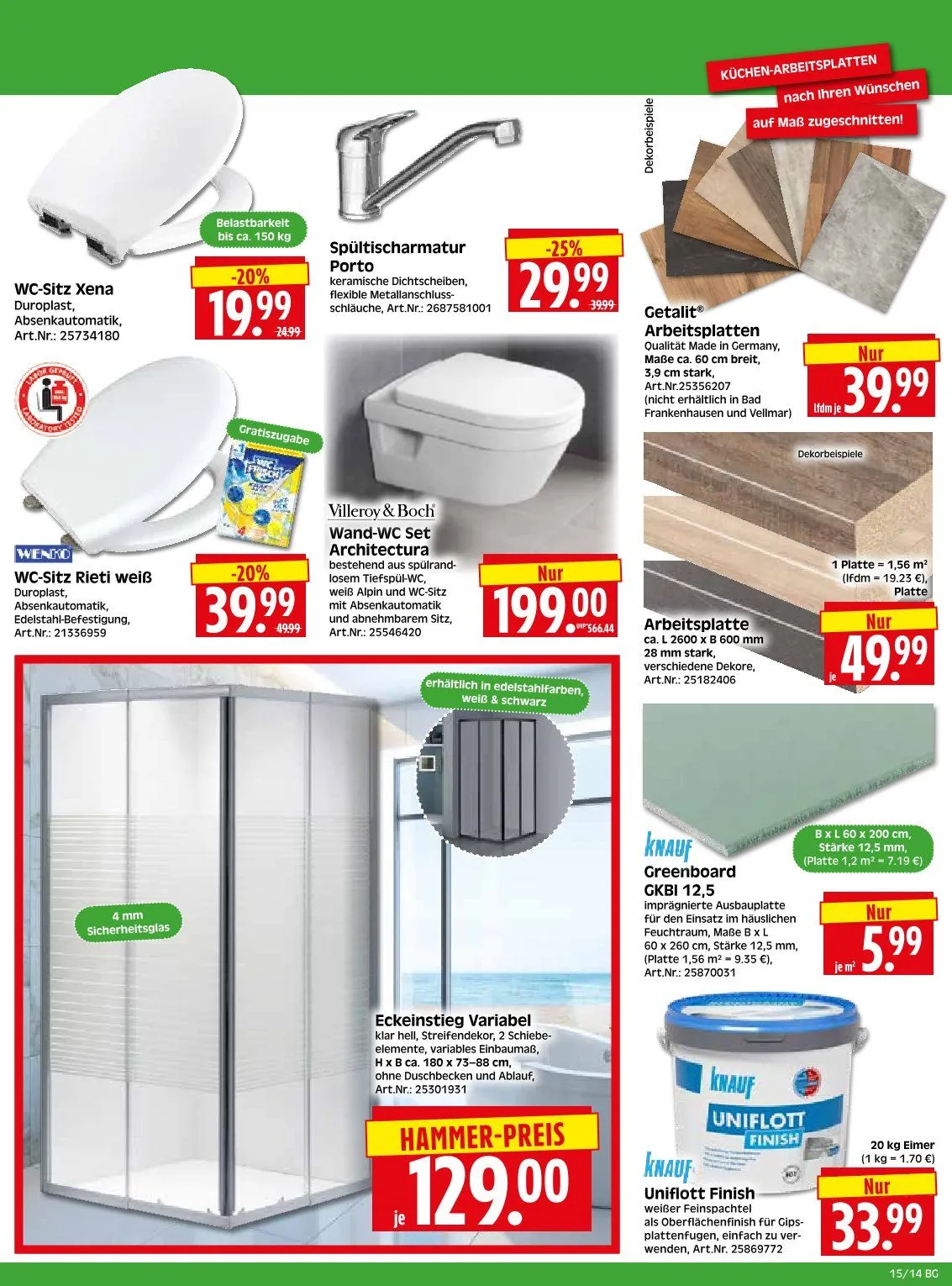 Herkules Baumarkt Angebote von 7. April bis 11. April 2026 - Prospekt seite 14