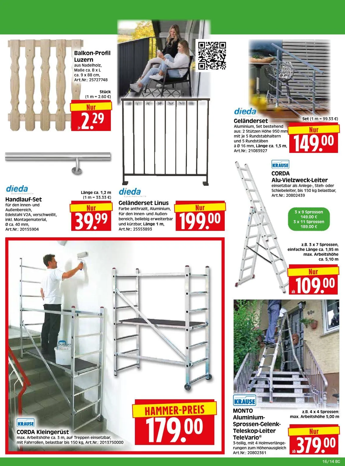 Herkules Baumarkt Prospekte von 13. April bis 18. April 2026 - Prospekt seite 14