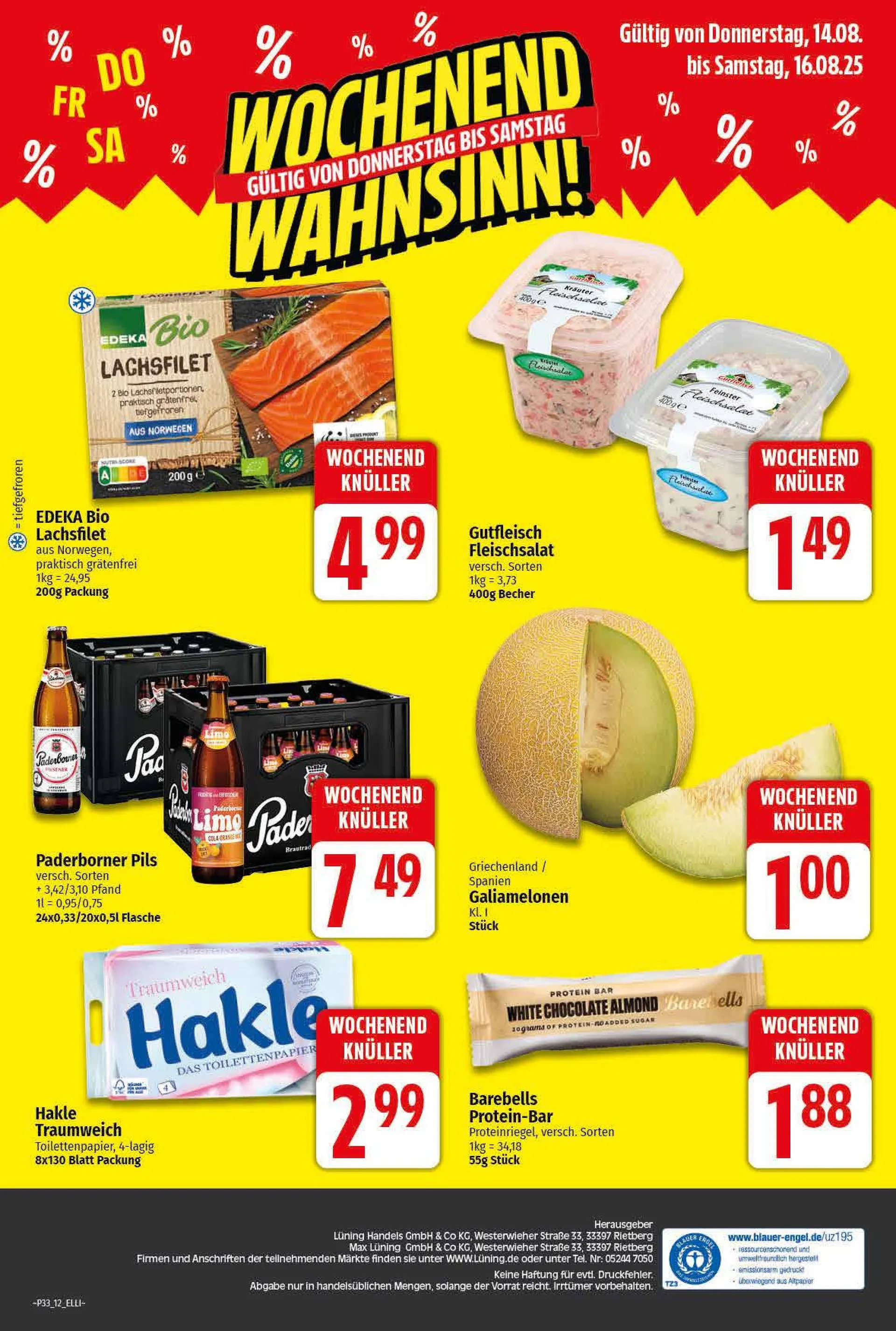 Elli Markt Prospekte von 11. August bis 18. August 2025 - Prospekt seite 14