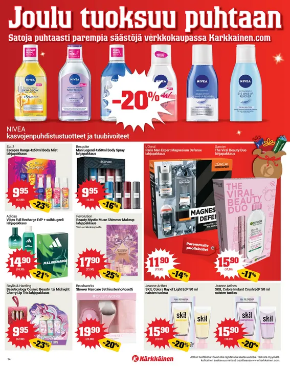 Kärkkäinen  Angebote voimassa alkaen 3. joulukuuta - 16. joulukuuta 2025 - Tarjouslehti sivu 14