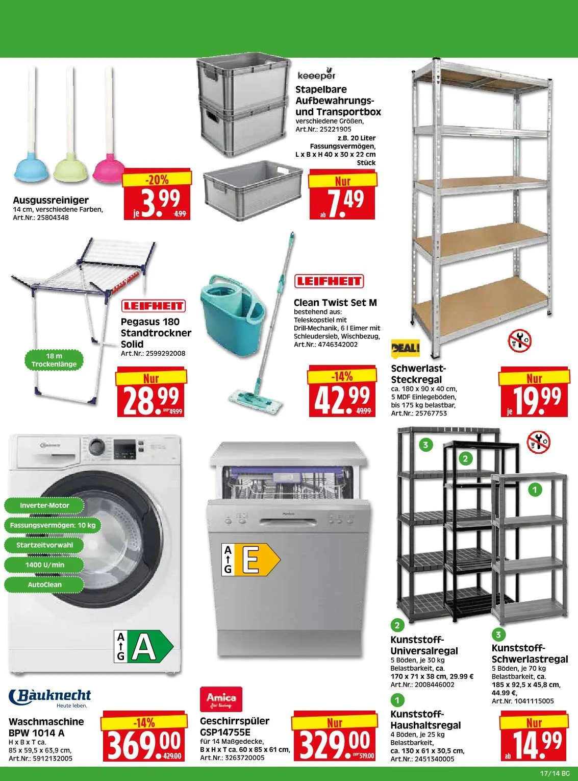  Herkules Baumarkt von 20. April bis 25. April 2026 - Prospekt seite 14