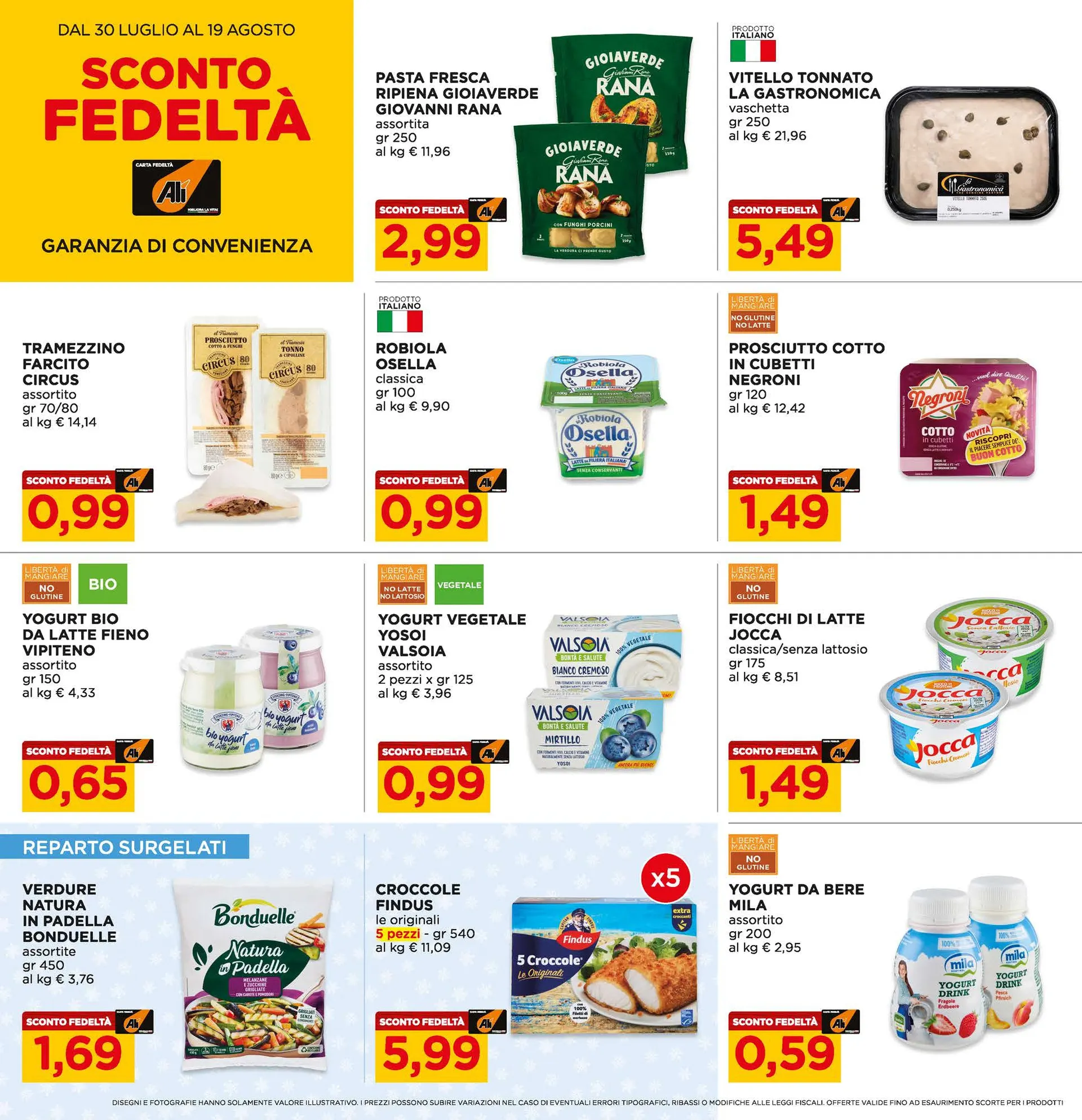 Volantini Alì Supermercati da 30 luglio a 19 agosto di 2026 - Pagina del volantino 14