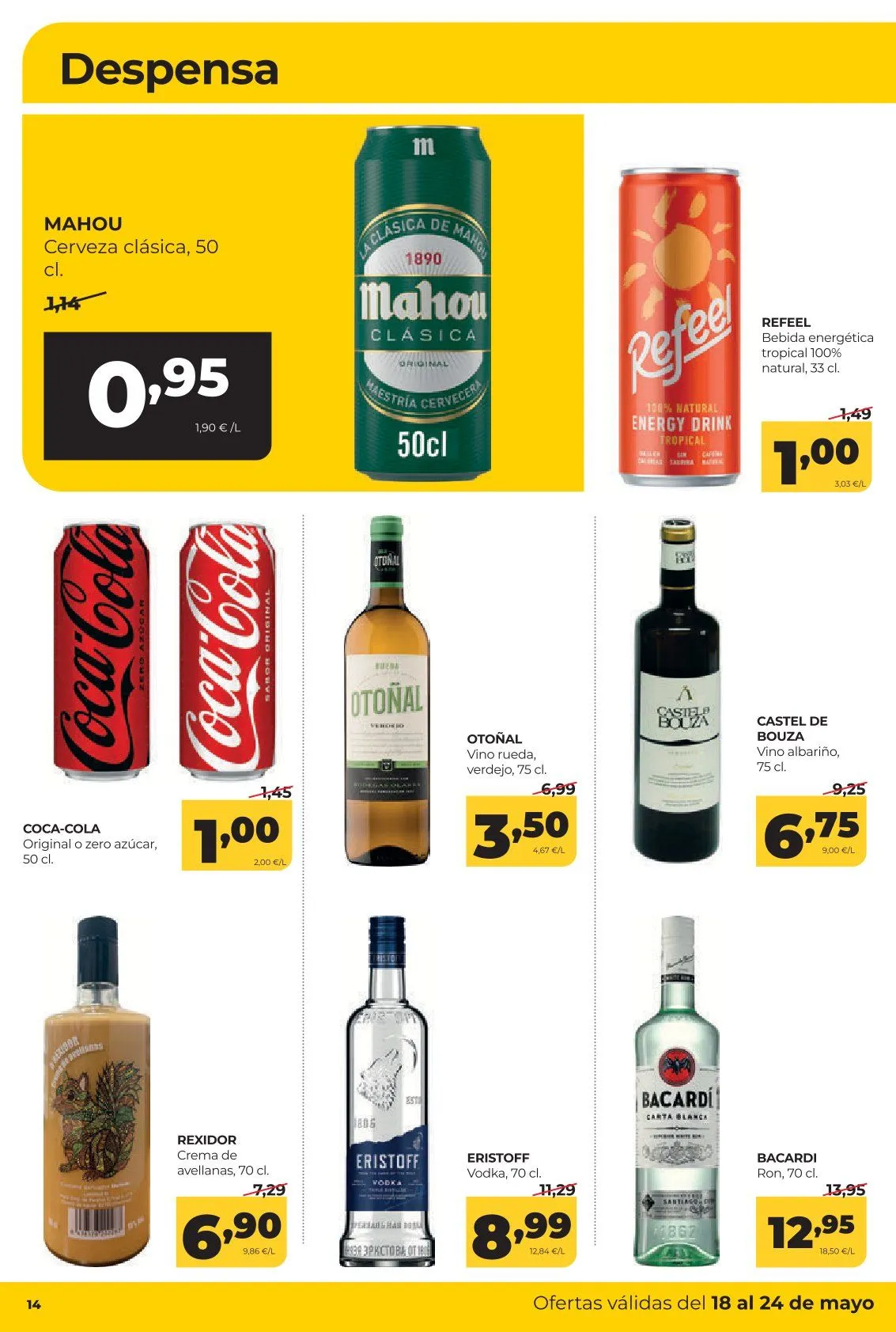 Catálogo de  Alimerka Ofertas 18 de mayo al 24 de mayo 2026 - Página 14