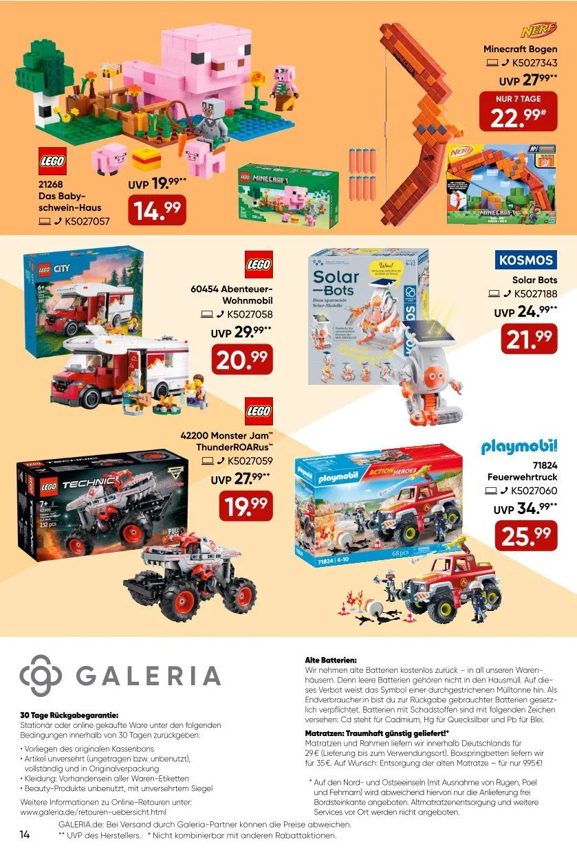 GALERIA Karstadt Kaufhof Prospekt von 3. April bis 8. April 2025 - Prospekt seite 22