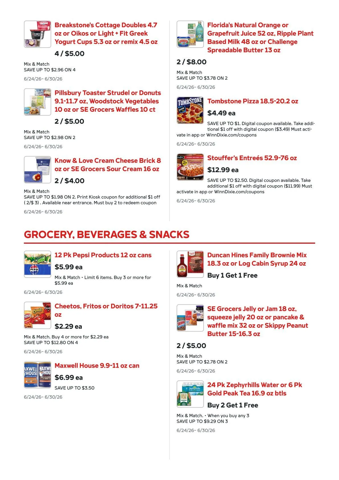 Weekly ad Winn Dixie Sales from June 24 to June 30 2026 - Page 14