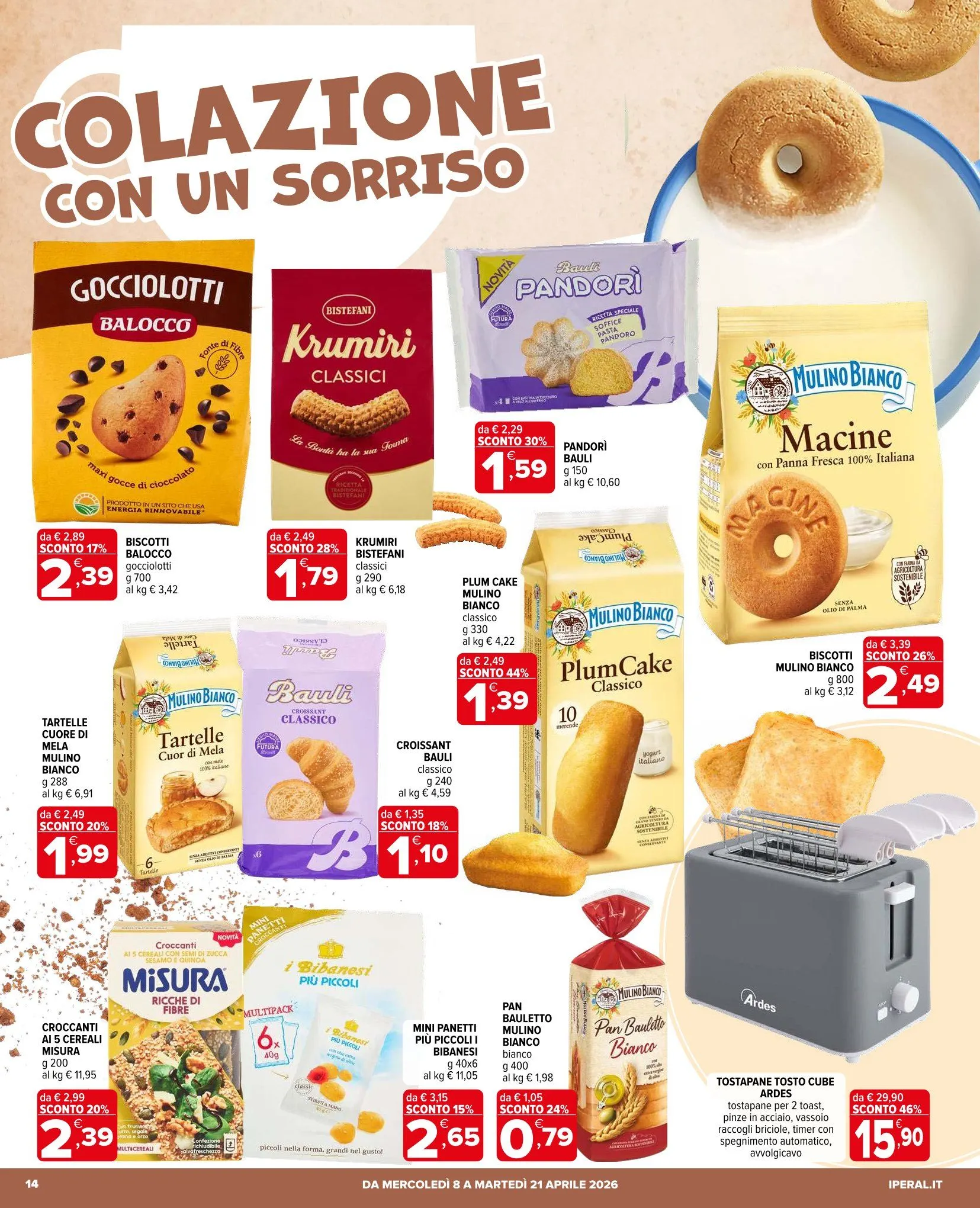 Volantini Iperal da 8 aprile a 21 aprile di 2026 - Pagina del volantino 14