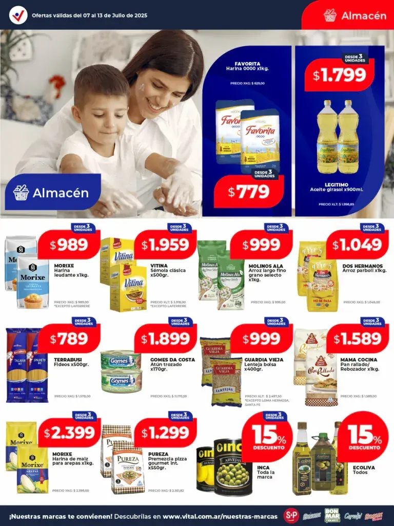 Ofertas de Ofertas Vital 7 de julio al 13 de julio 2025 - Página 15 del catálogo