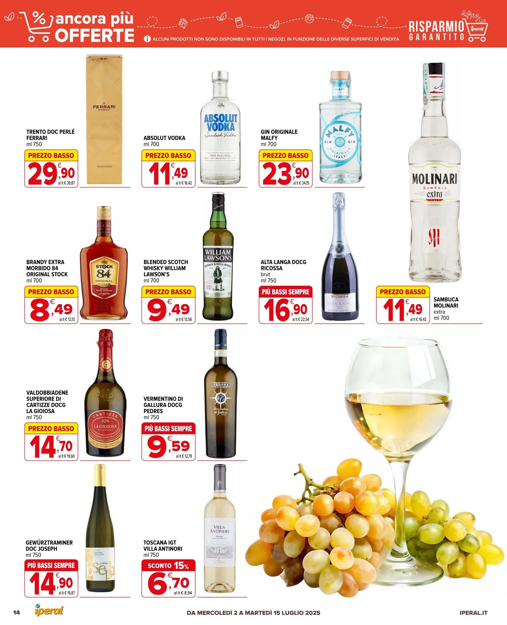 Volantino Iperal da 2 luglio a 15 luglio di 2025 - Pagina del volantino 14