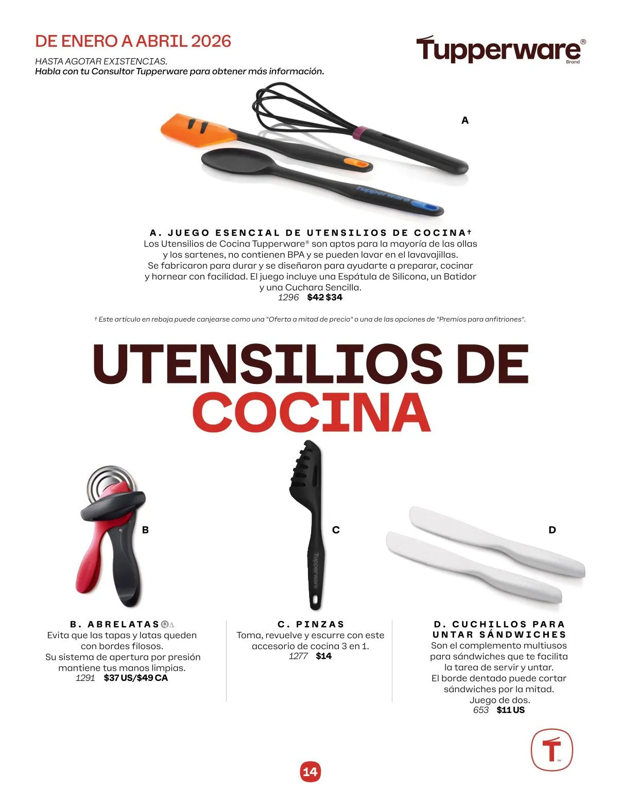 Tupperware Catalogue du 1 avril au 30 avril 2026 - Catalogue page 14