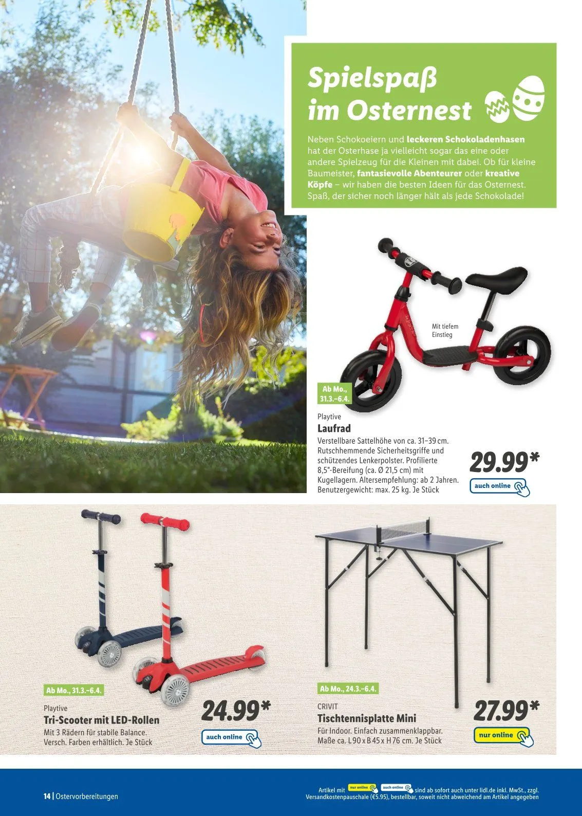 Lidl Prospekt von 25. März bis 20. April 2025 - Prospekt seite 14