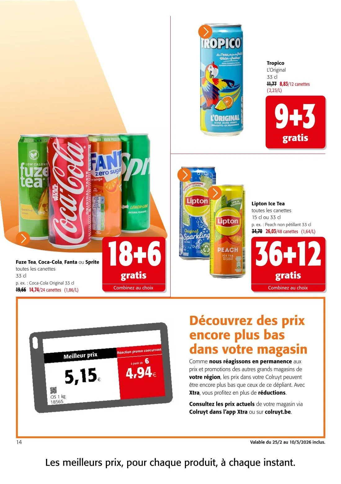 Catalogues Colruyt du 25 février au 10 mars 2026 - Catalogue page 14