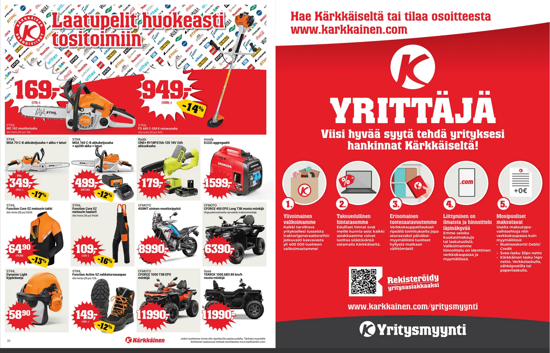 Kaupan Kärkkäinen Tarjoukset voimassa alkaen 4. maaliskuuta - 17. maaliskuuta 2026 - Tarjouslehti sivu 14