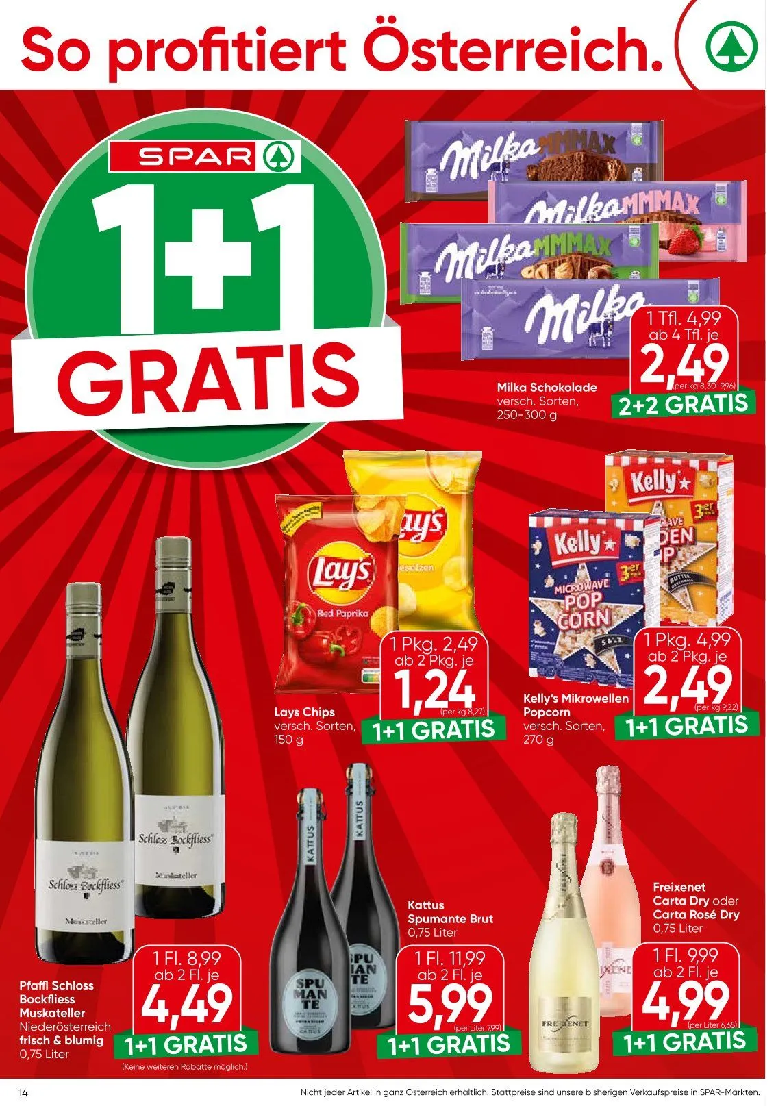  SPAR Prospekte von 21. Mai bis 2. Juni 2026 - Flugblätt seite  14